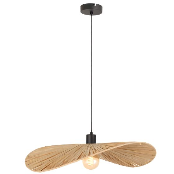 TOOLIGHT hængende loftlampe APP1826-1CP Sort/Brun 60x60x16,5cm