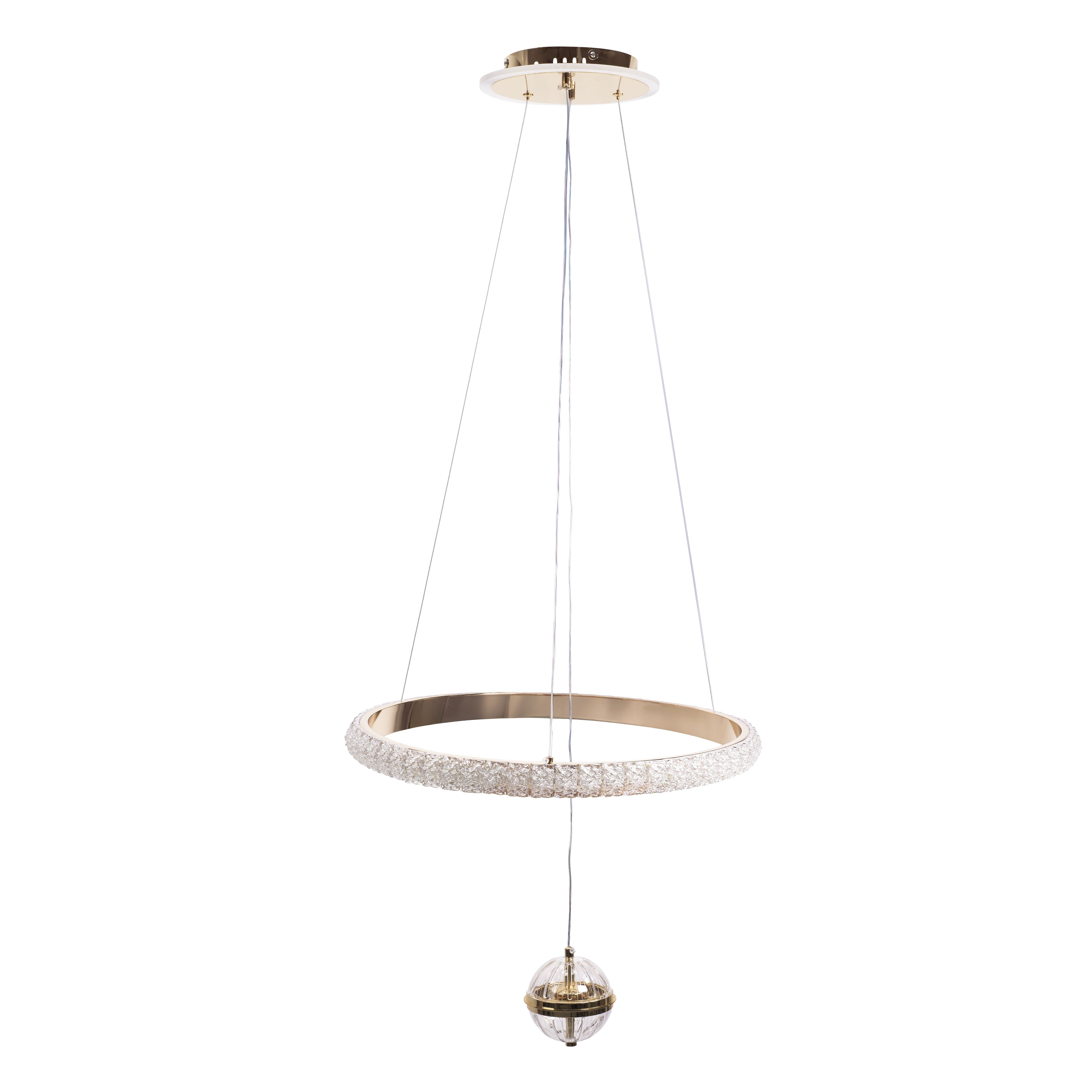 TOOLIGHT hængende loftlampe G142-CP 50cm Gylden 50x50x120cm