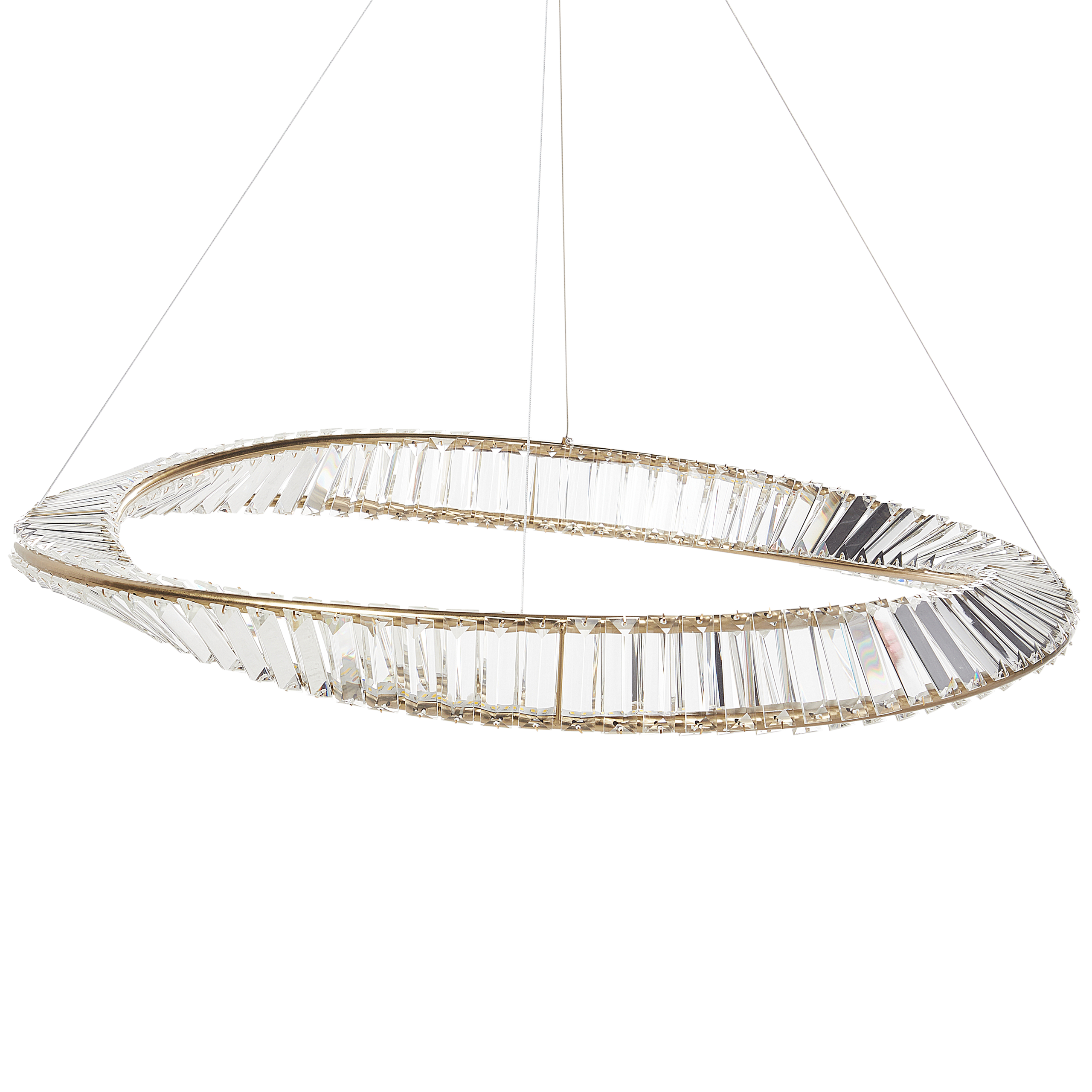 LED lysekrone ROSENDE Metal Guld