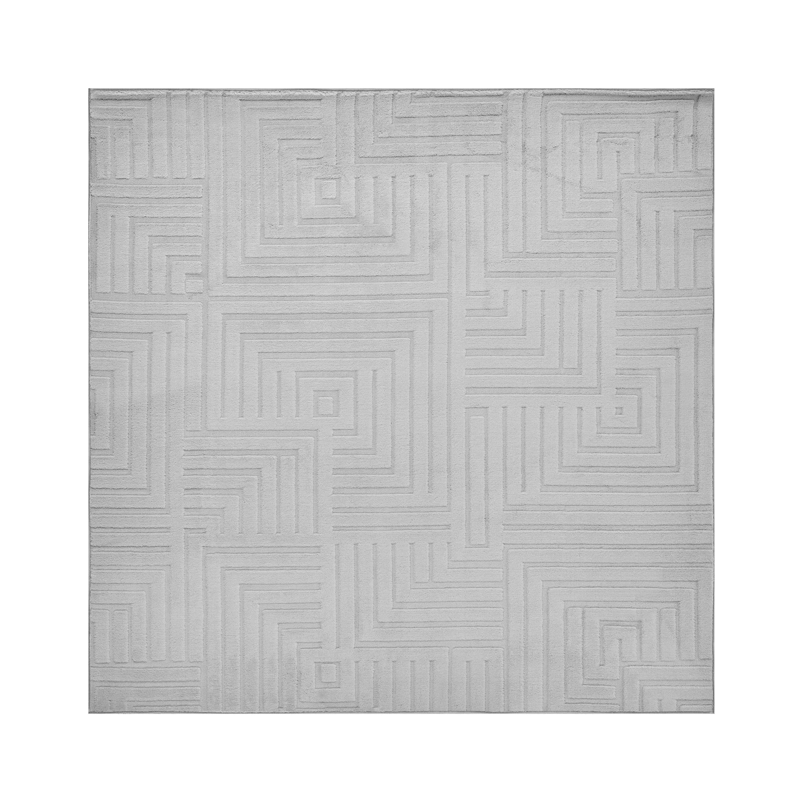 Gulvtæppe TAMIREL Grå 160 x 160 cm