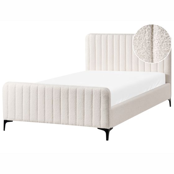 Seng Boucle LUNAN 120 x 200 cm Cremehvid