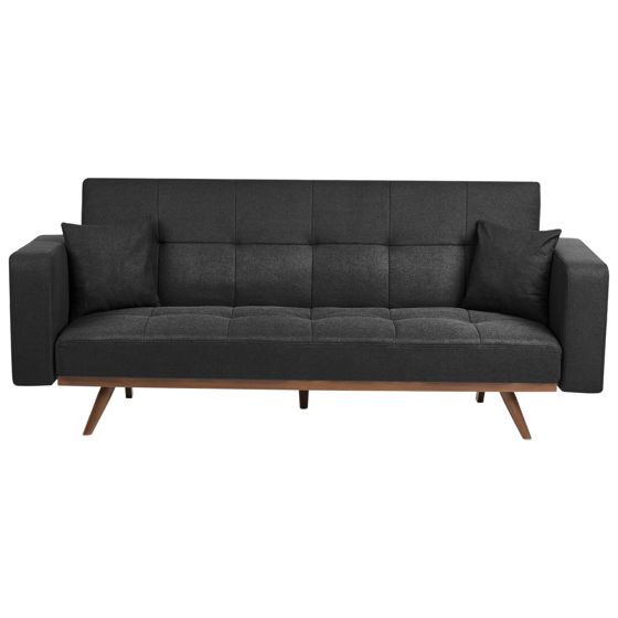 Sovesofa 3 personers HJULBY Sort