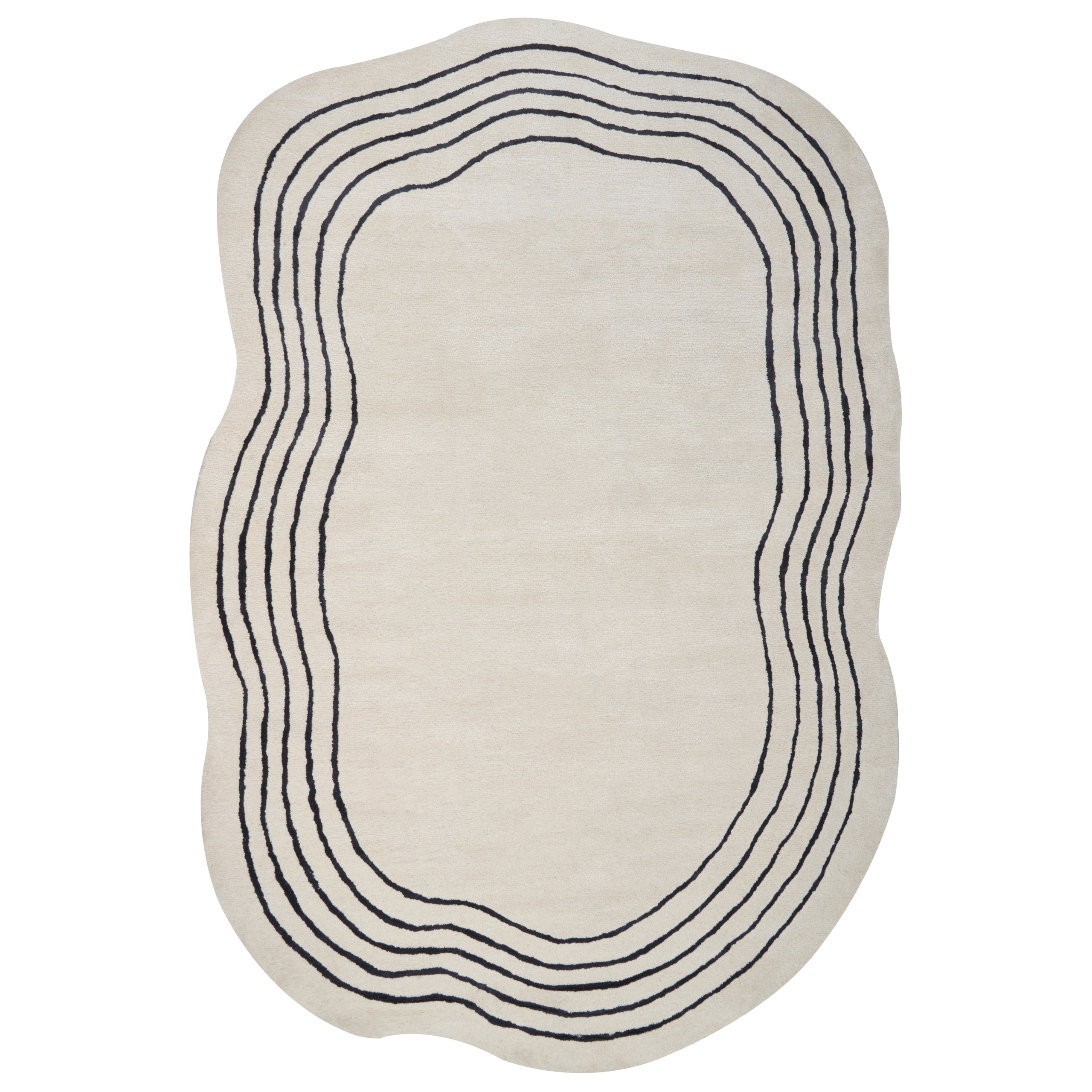 Gulvtæppe RAMZAN Beige 200 x 300 cm Viskose