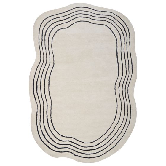 Gulvtæppe RAMZAN Beige 200 x 300 cm Viskose