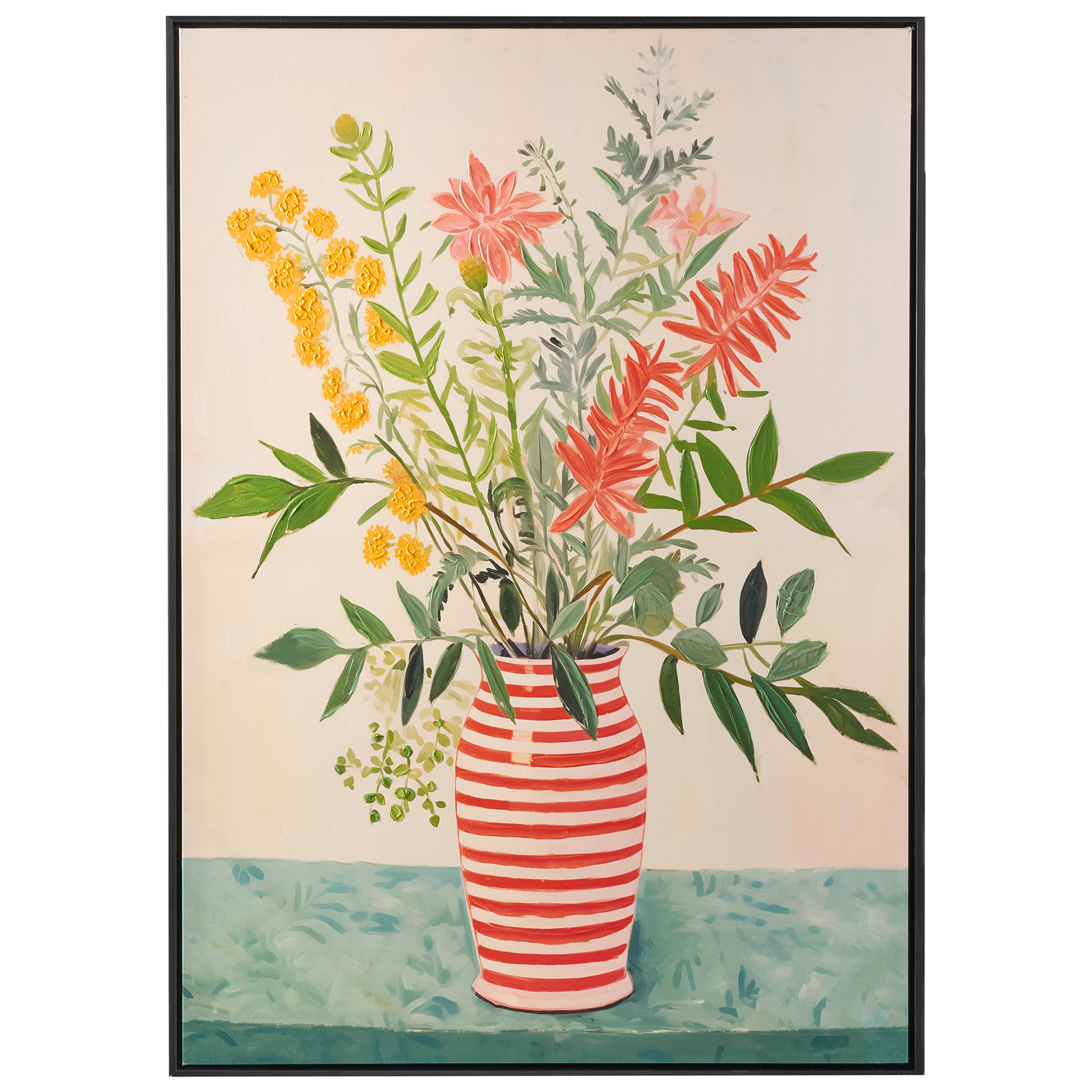 Lærred WEXFORD Blomster motiv Multifarvet