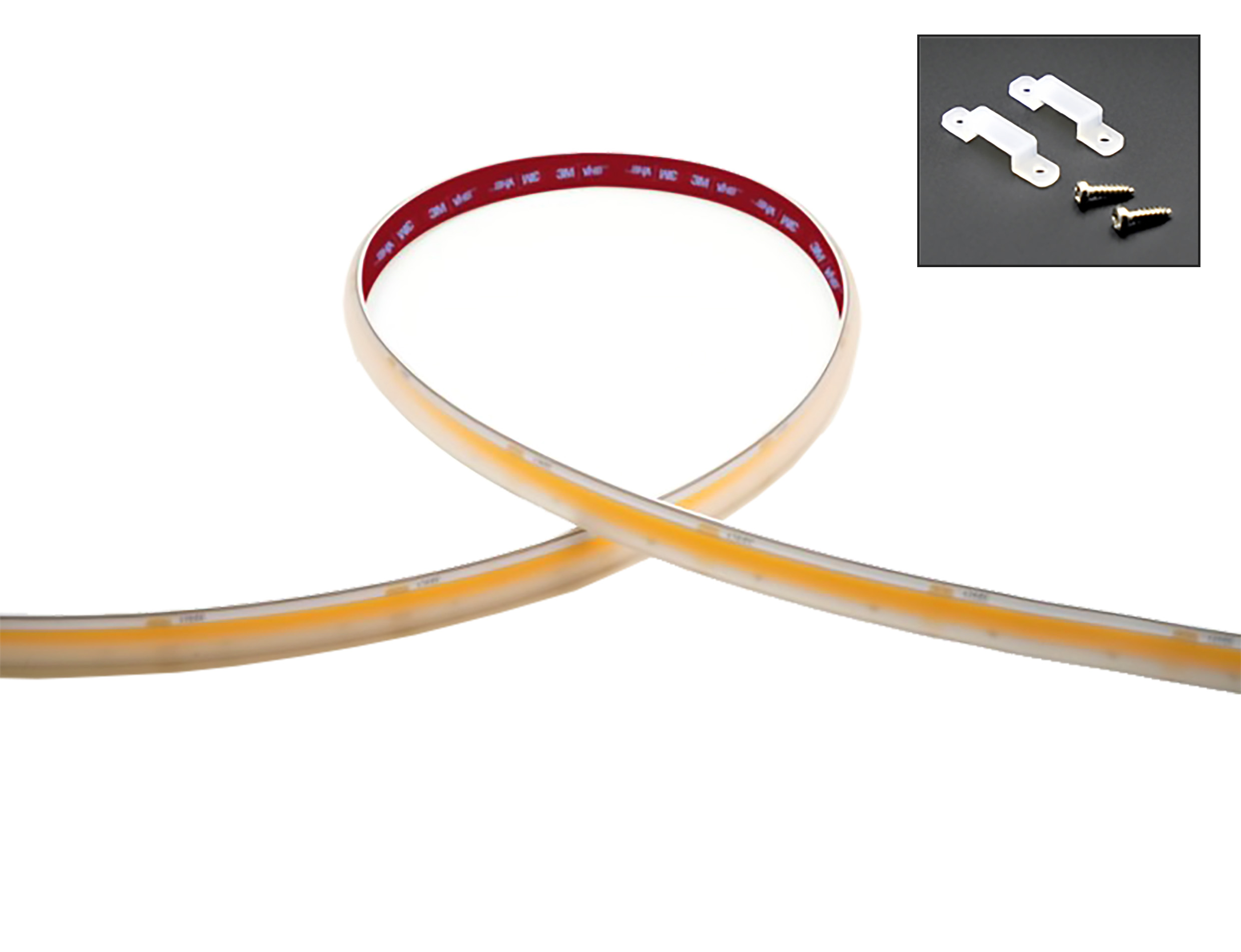 Led Energie Saunalysstrimmelsæt 125 2,5m 2700K 10W/m IP44/65 hvid 2200lm dæmpbar