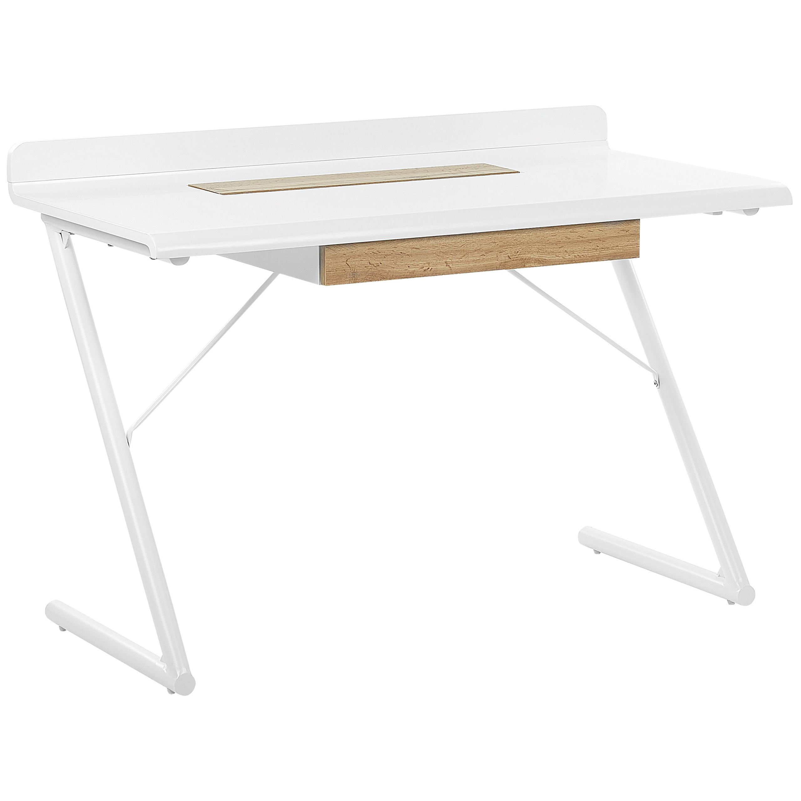 Skrivebord FOCUS 120 cm 60 cm med skuffer Hvid