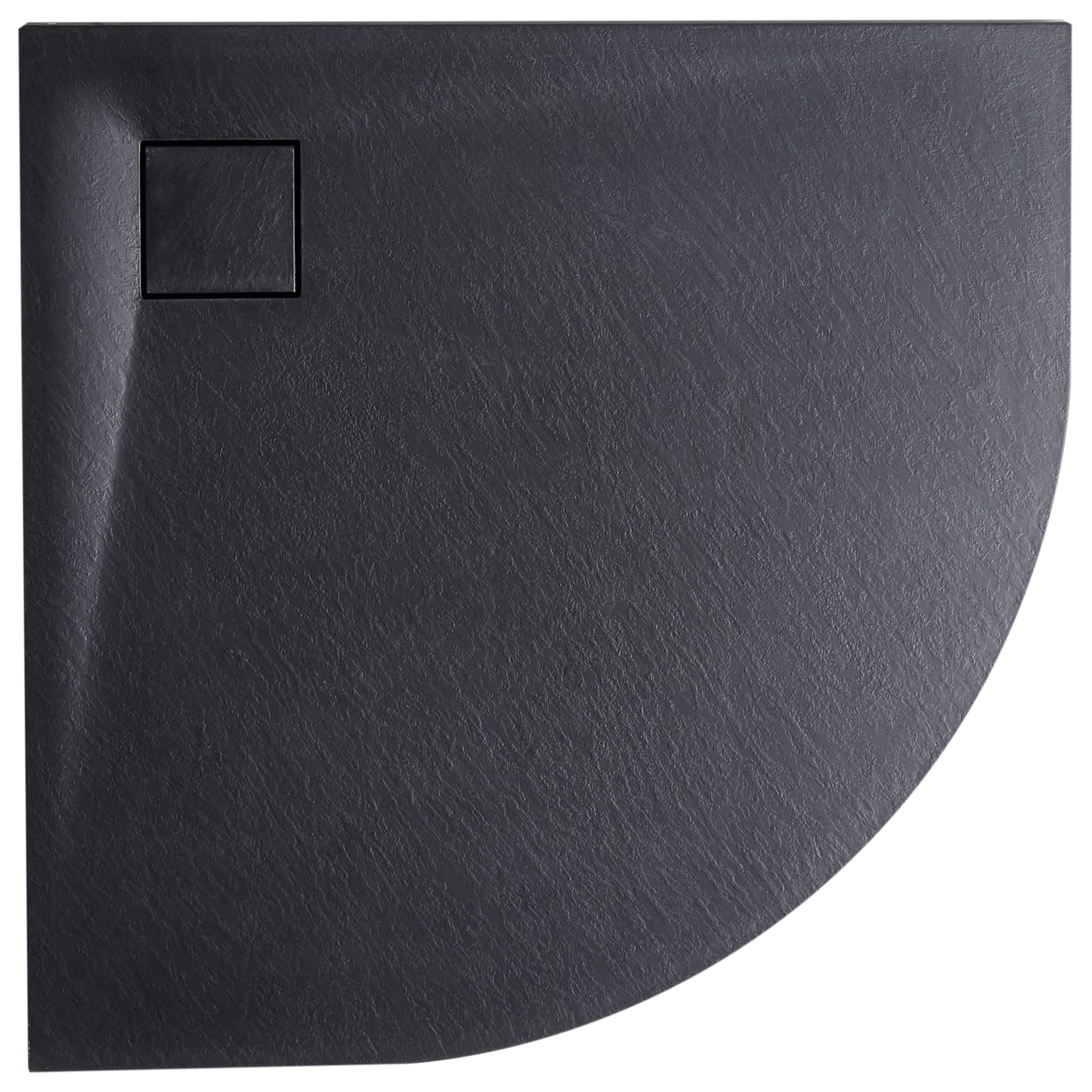 Brusekar PARON 80 x 80 x 3 cm Sort