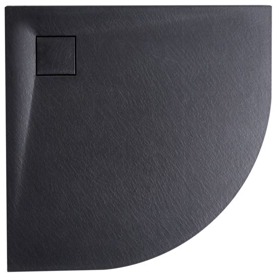 Brusekar PARON 80 x 80 x 3 cm Sort