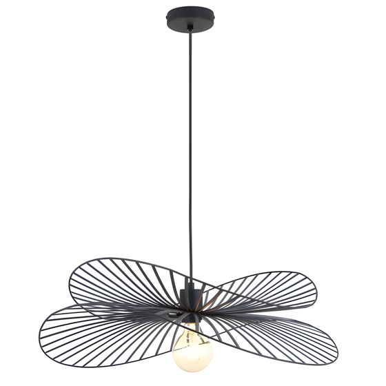 TOOLIGHT hængende loftlampe APP1842-1CP Sort 61,5x61,5x19cm
