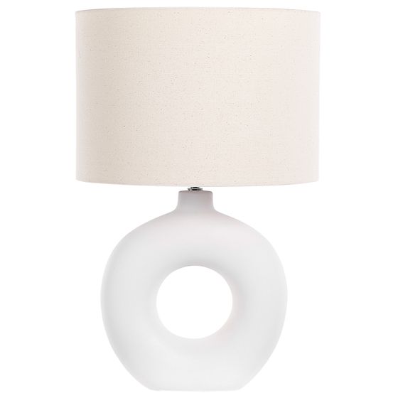 Bordlampe VENTA Keramik Hvid