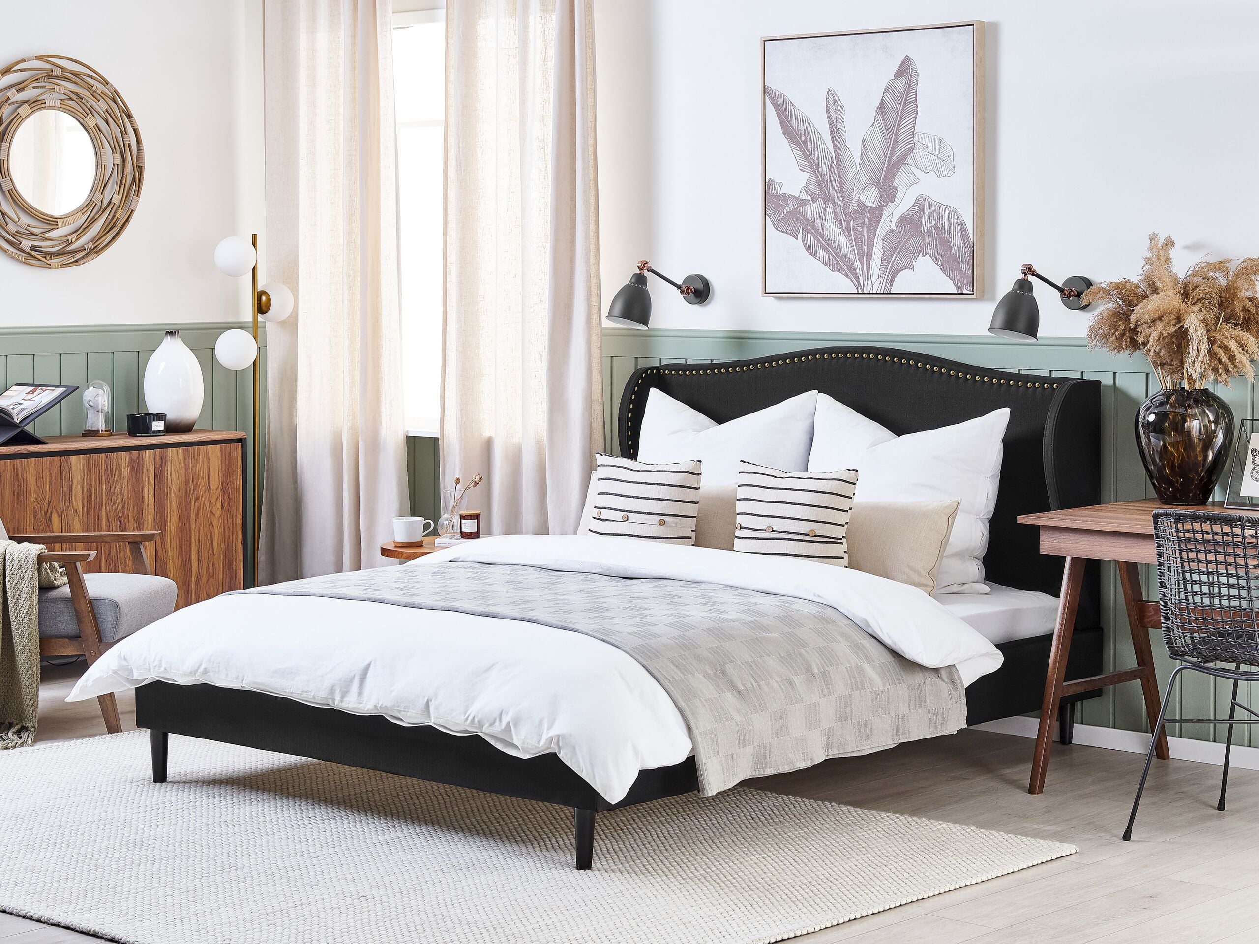 Seng COLMAR 180 x 200 cm Sort
