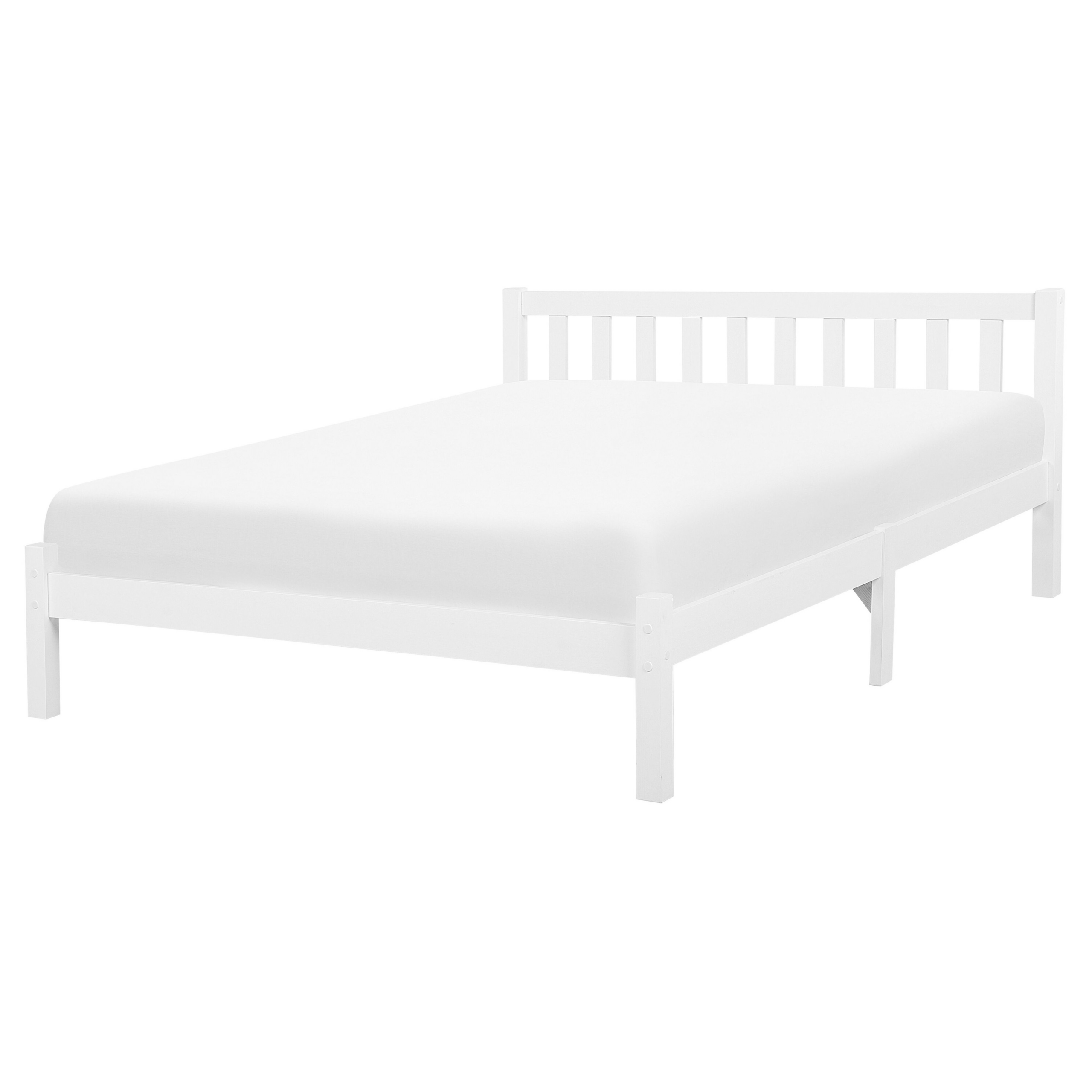 Seng Fyretræ FLORAC 160 x 200 cm Hvid