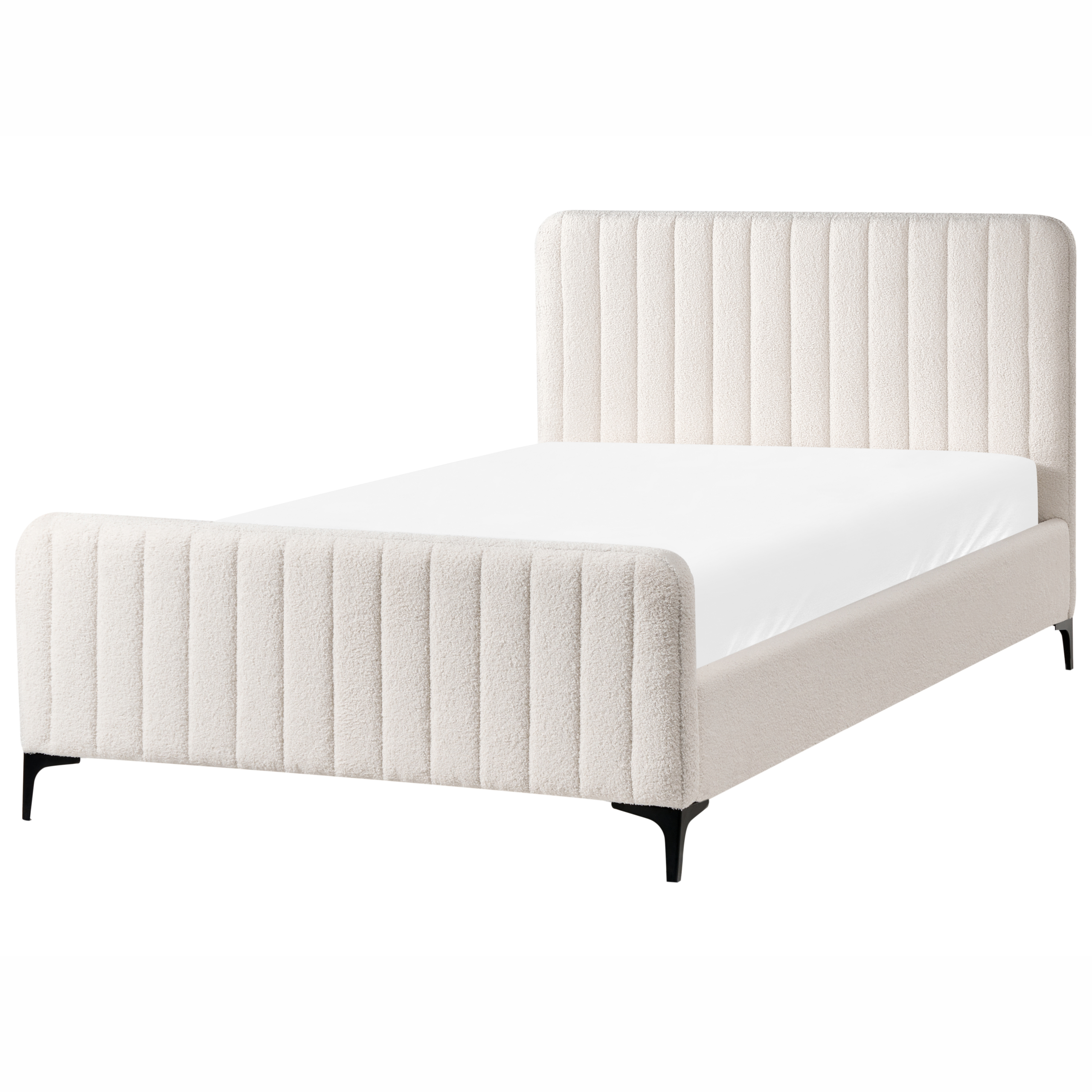 Seng Boucle LUNAN 120 x 200 cm Cremehvid