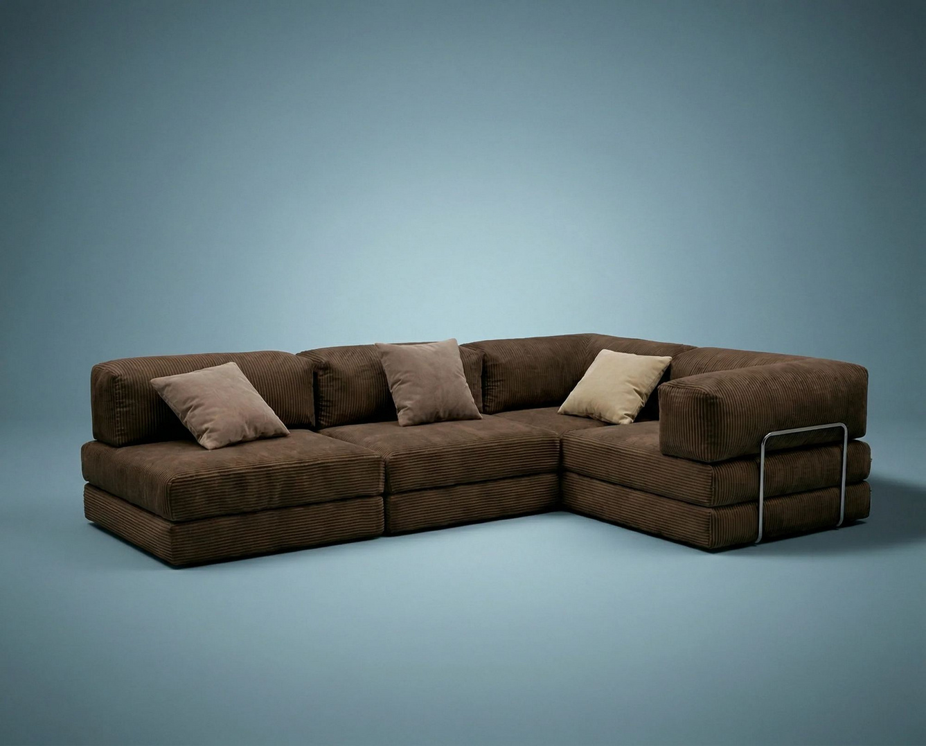 Norda Design Hjørnesovesofa Kanyon 100 x 300 x 36 cm