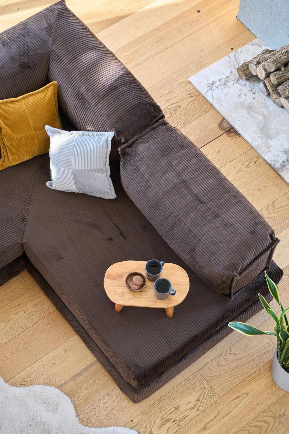 Norda Design Hjørnesovesofa Kanyon 100 x 300 x 36 cm
