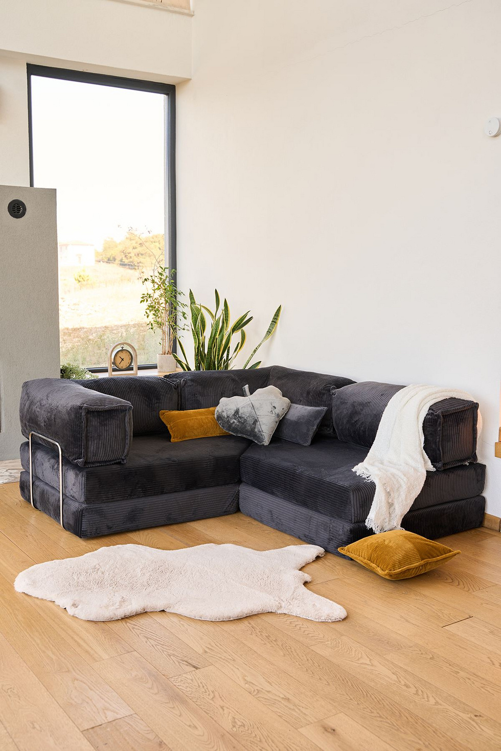 Norda Design Hjørnesovesofa Kanyon 100 x 300 x 36 cm