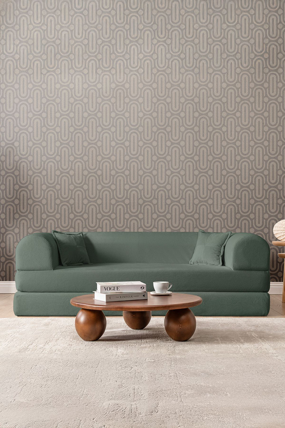 Norda Design 3-personers sovesofa Legom Eco 90 x 190 x 36 cm