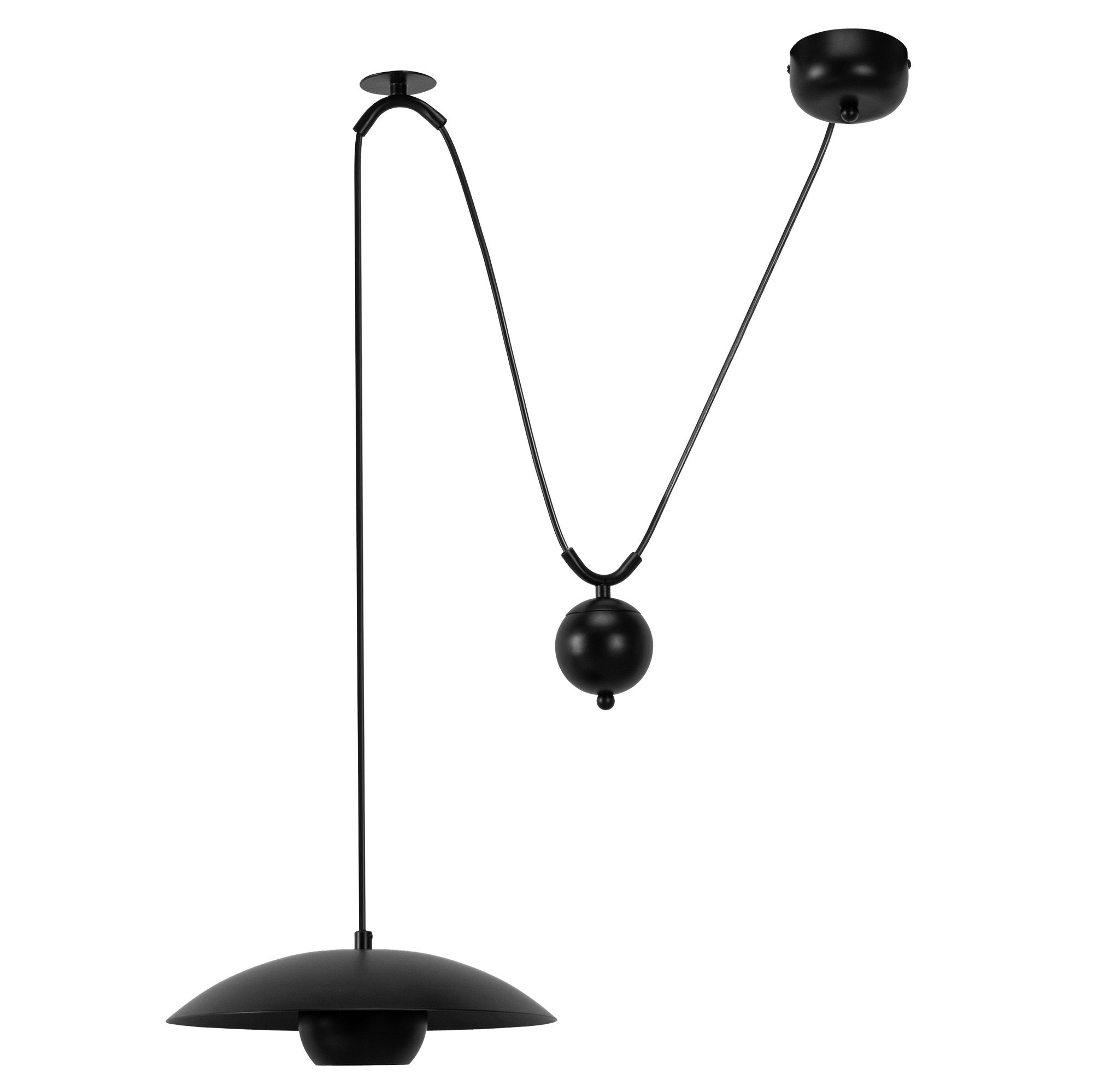 TOOLIGHT hængende loftlampe APP1450-1CP 30CM Sort 85x30x16cm