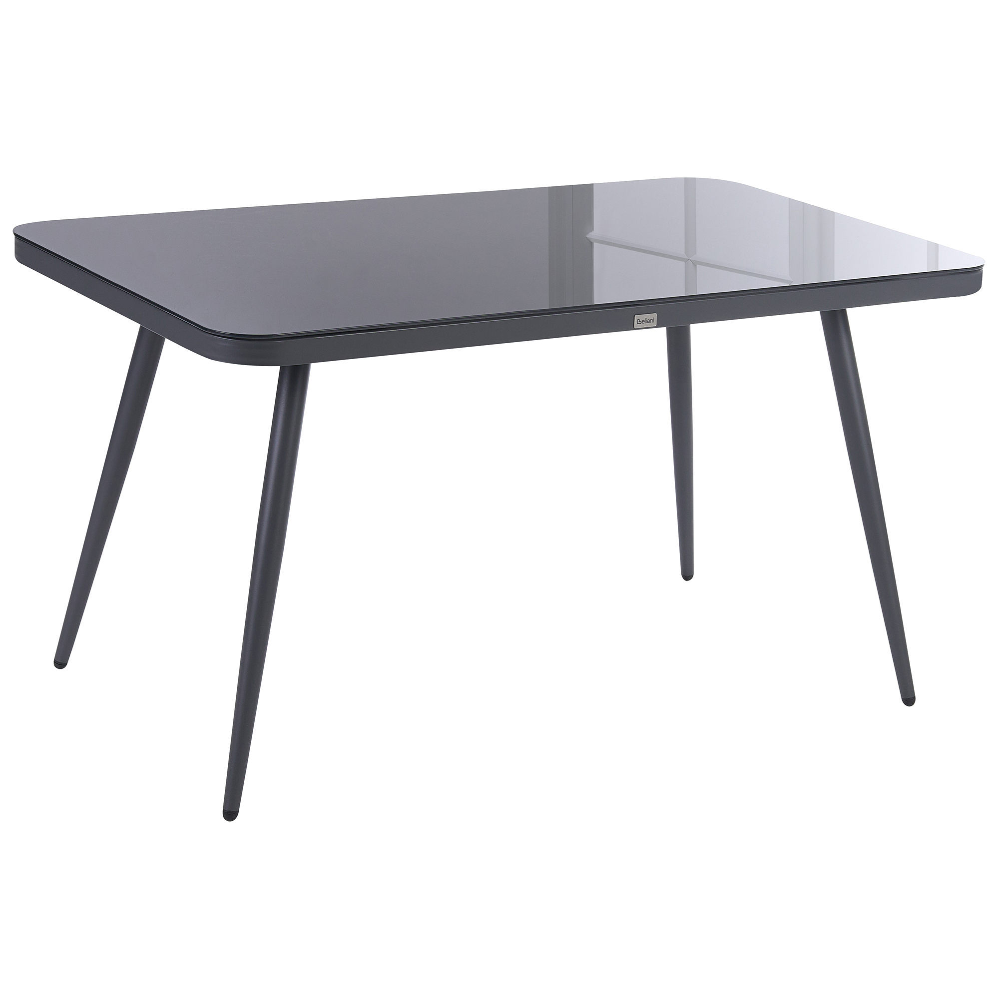 Havebord LIPARI 140 cm 80 cm Glas Grå