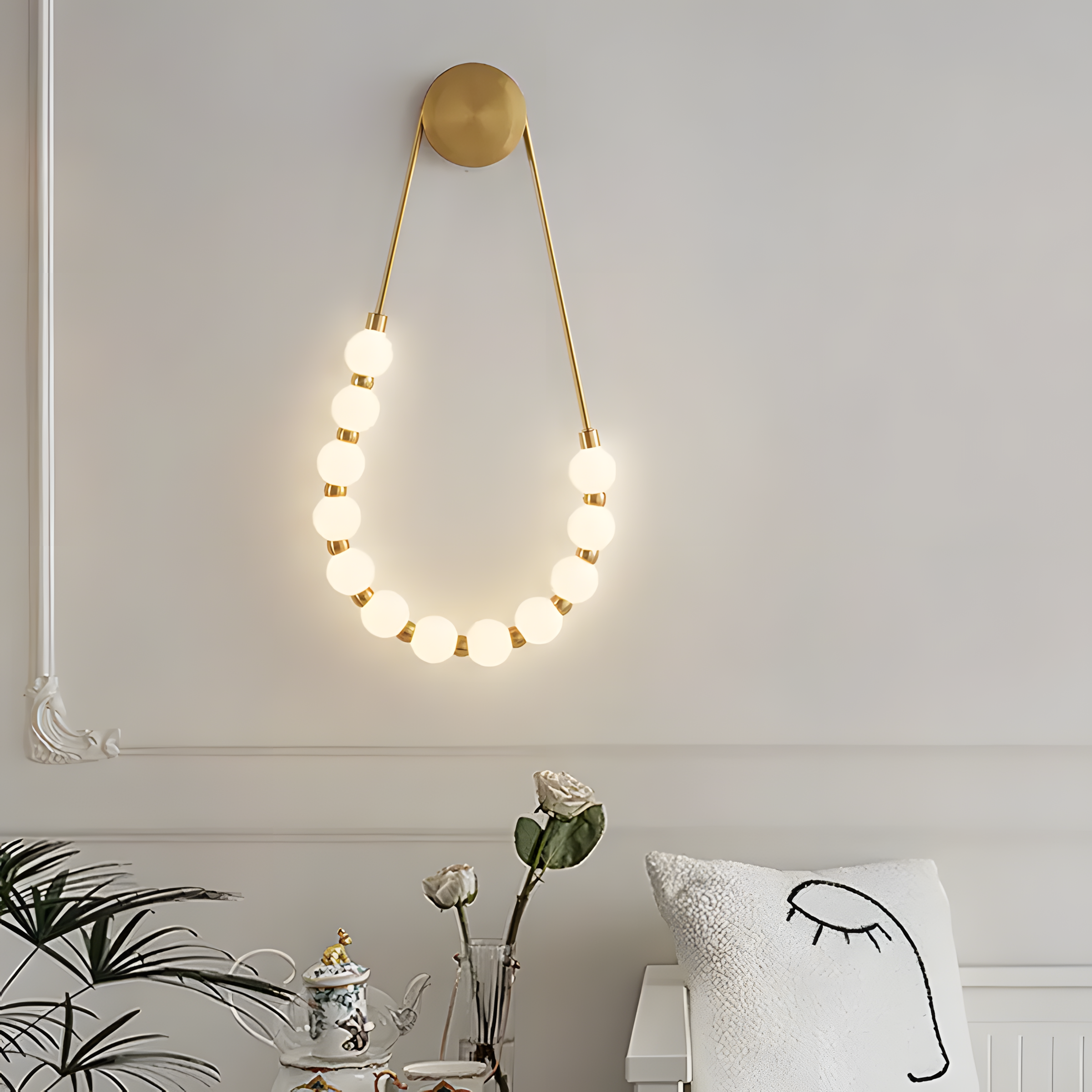 TOOLIGHT væglampe G027-CP Guld 57x33x35cm