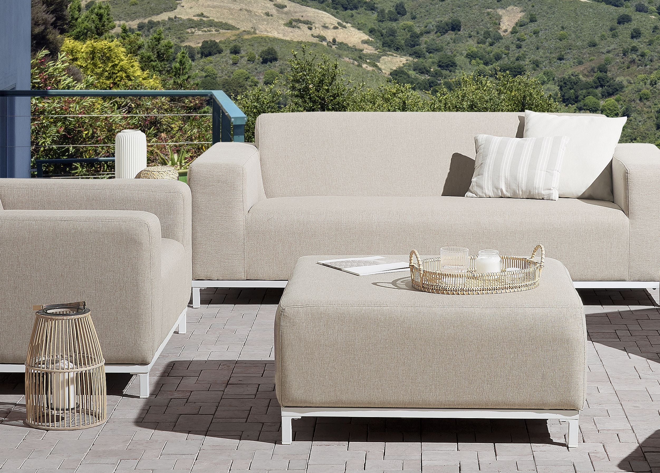 Fodskammel ROVIGO Beige