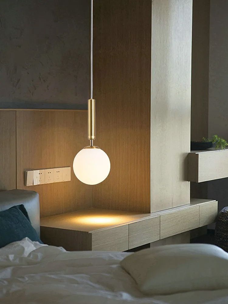 TOOLIGHT hængende loftlampe G108-1W Guld/Hvid 36x15x126cm