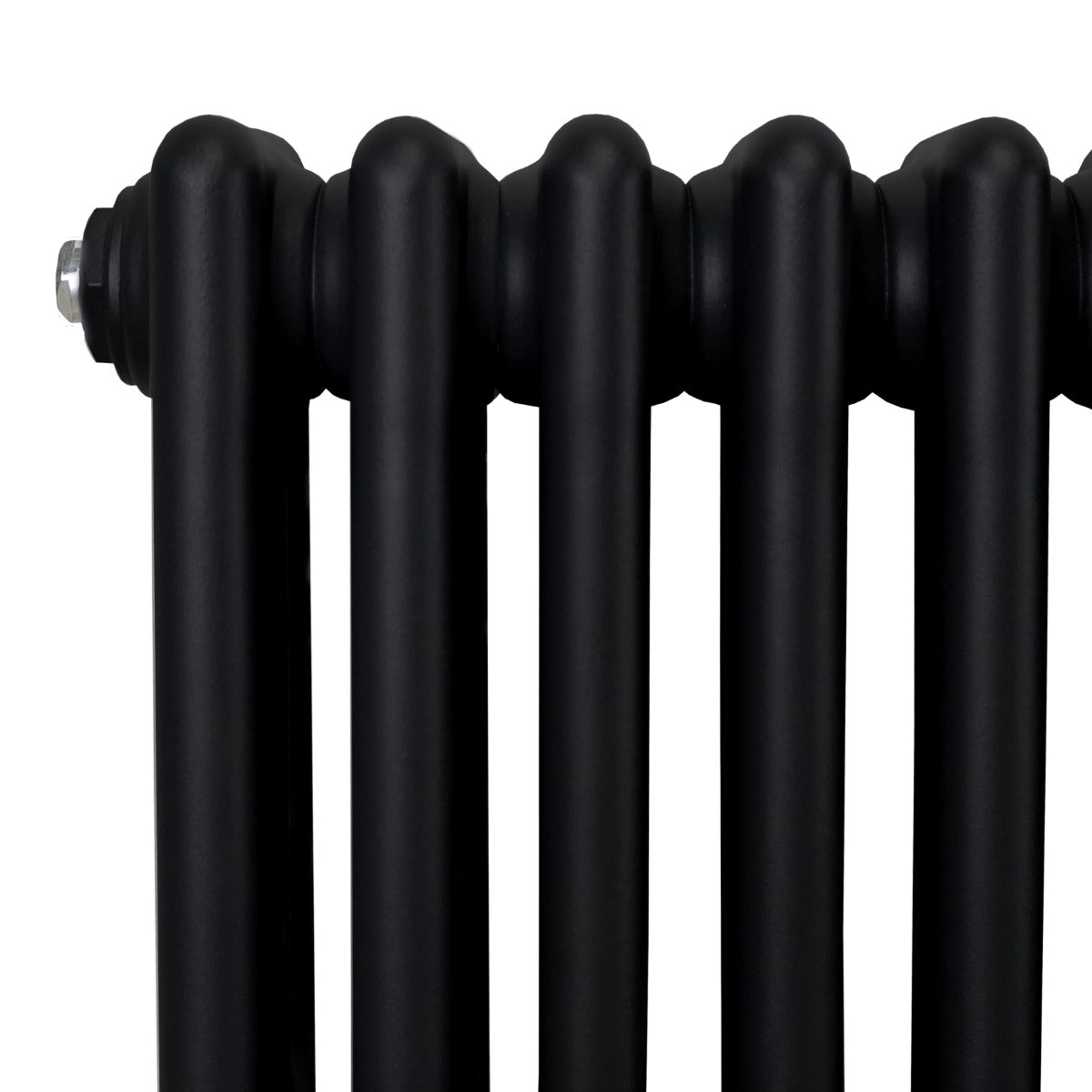 Traditionel 3-søjlet radiator - 600 x 1462 mm - sort