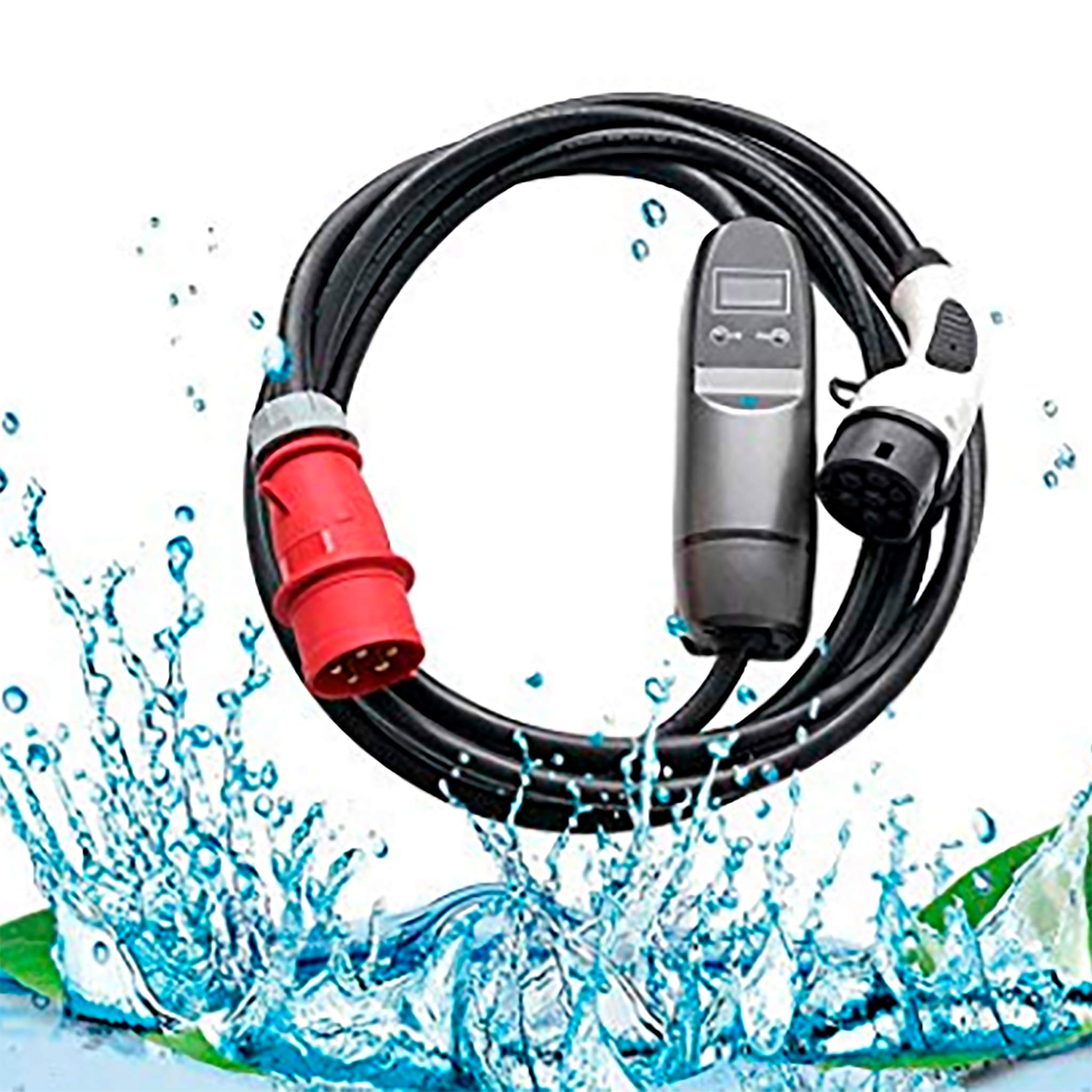 Khons Type 2 Ladekabel, G2S, 11kW, 3p 