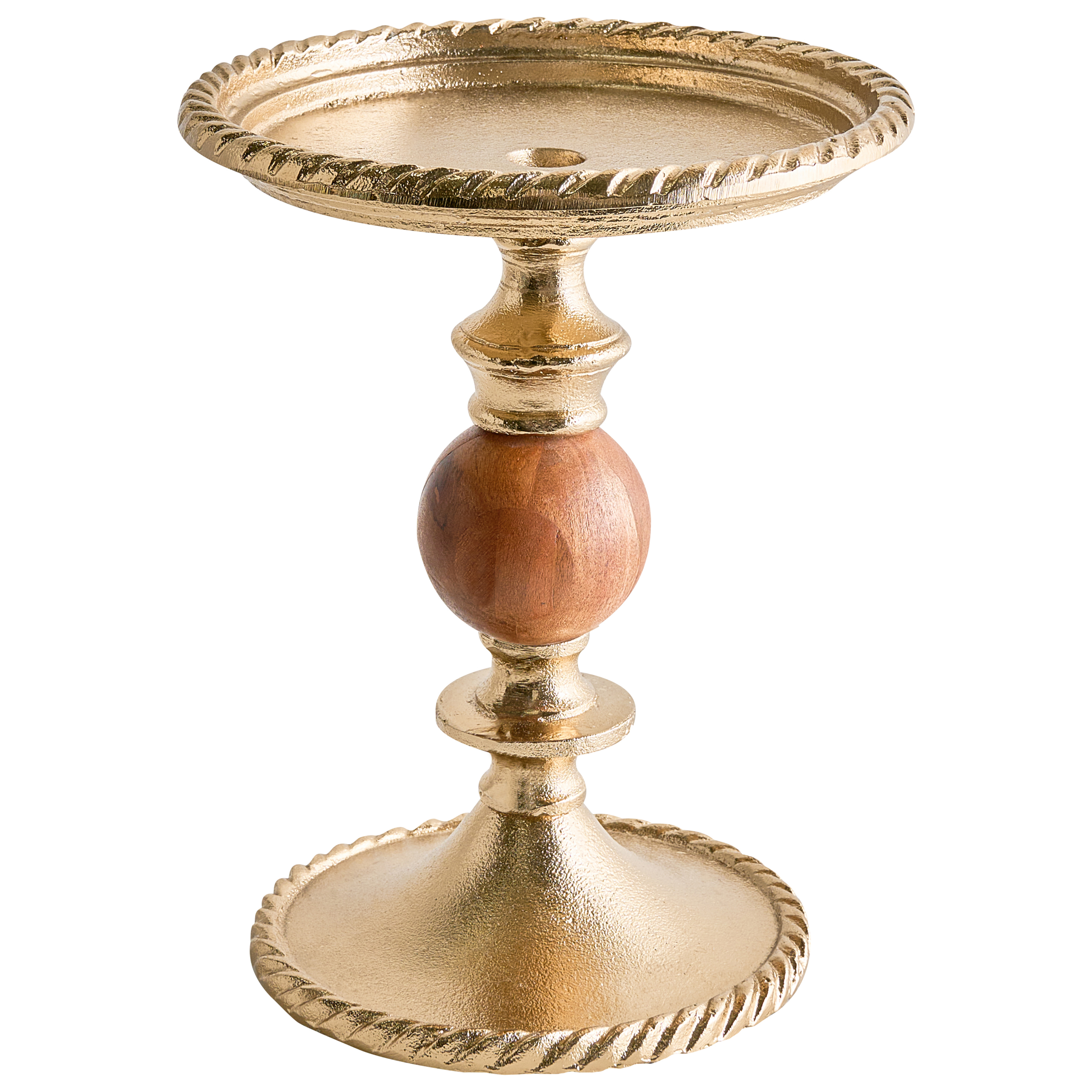 Lysestage VODNO 31 cm Metal Guld