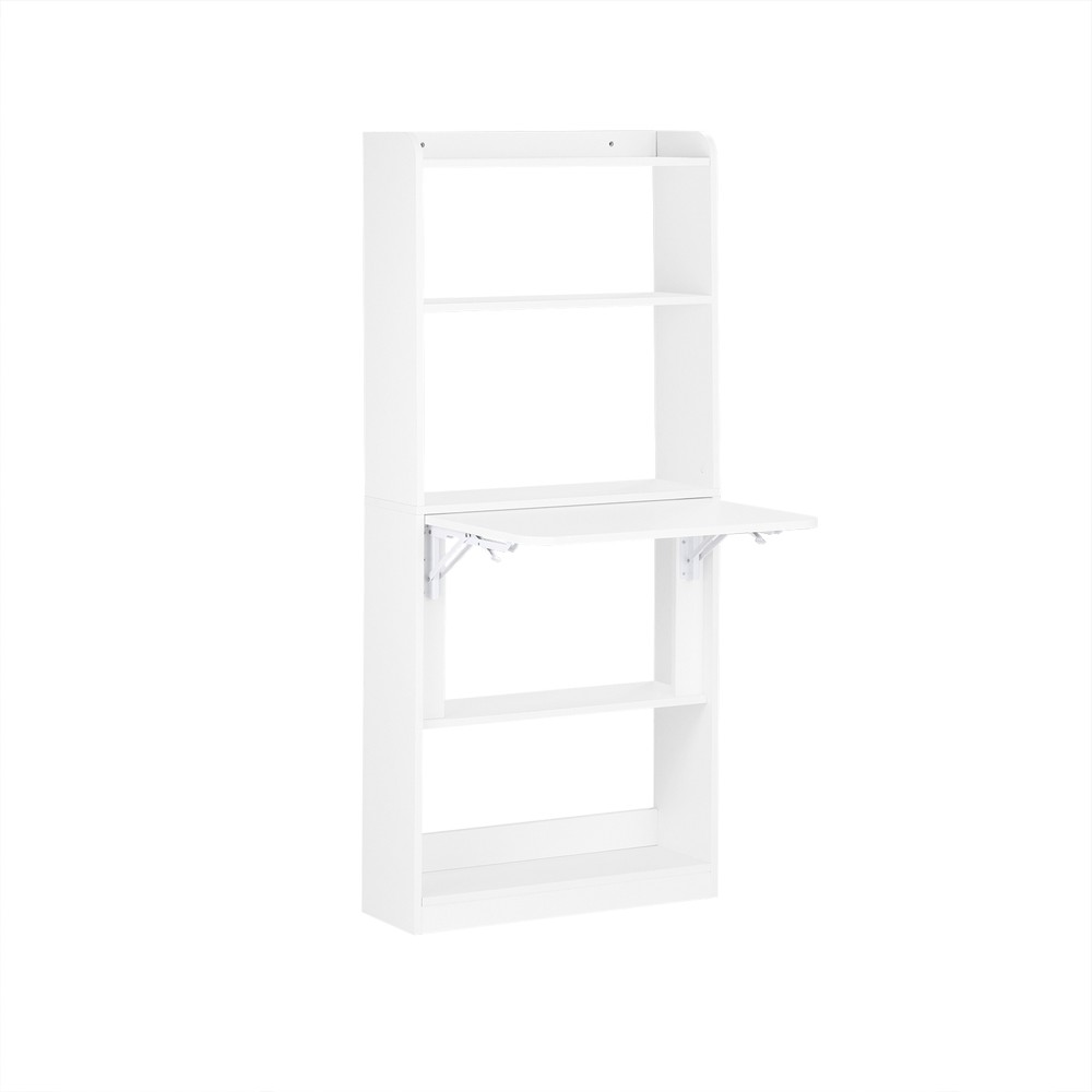 SoBuy Klapbord, kontor, Skrivebord FWT92-H-W