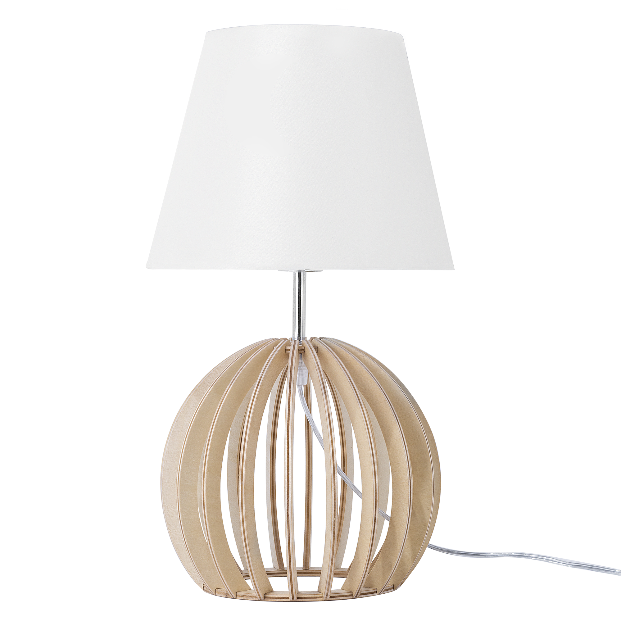 Bordlampe SAMO Brun/hvid