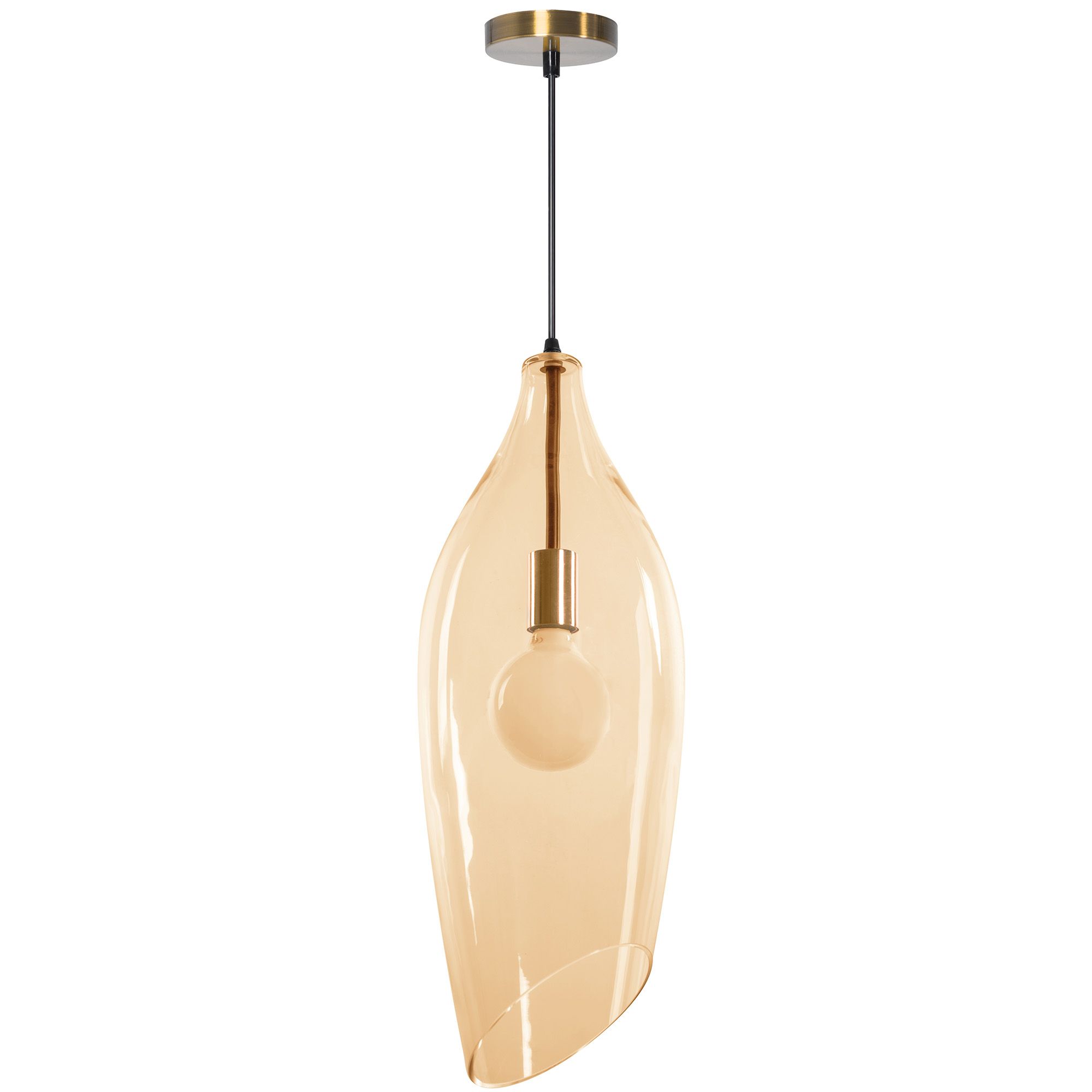 TOOLIGHT hængende loftlampe APP892-1CP Gennemsigtig 55x19,5x70cm