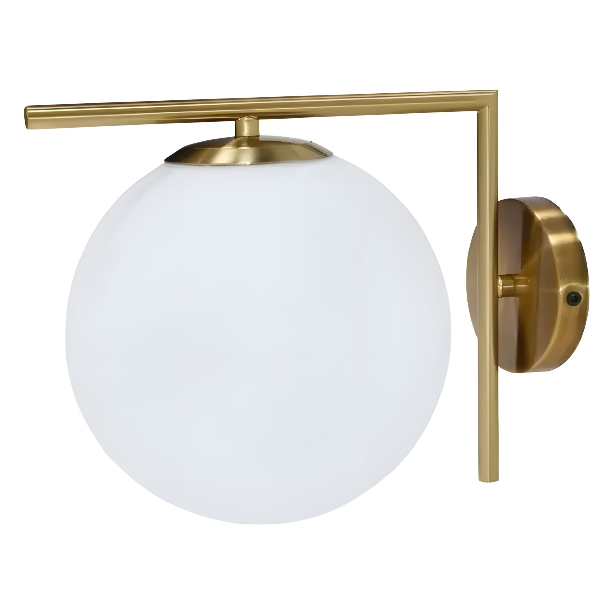 TOOLIGHT væglampe G102-1W Guld/Hvid 15x15x17cm
