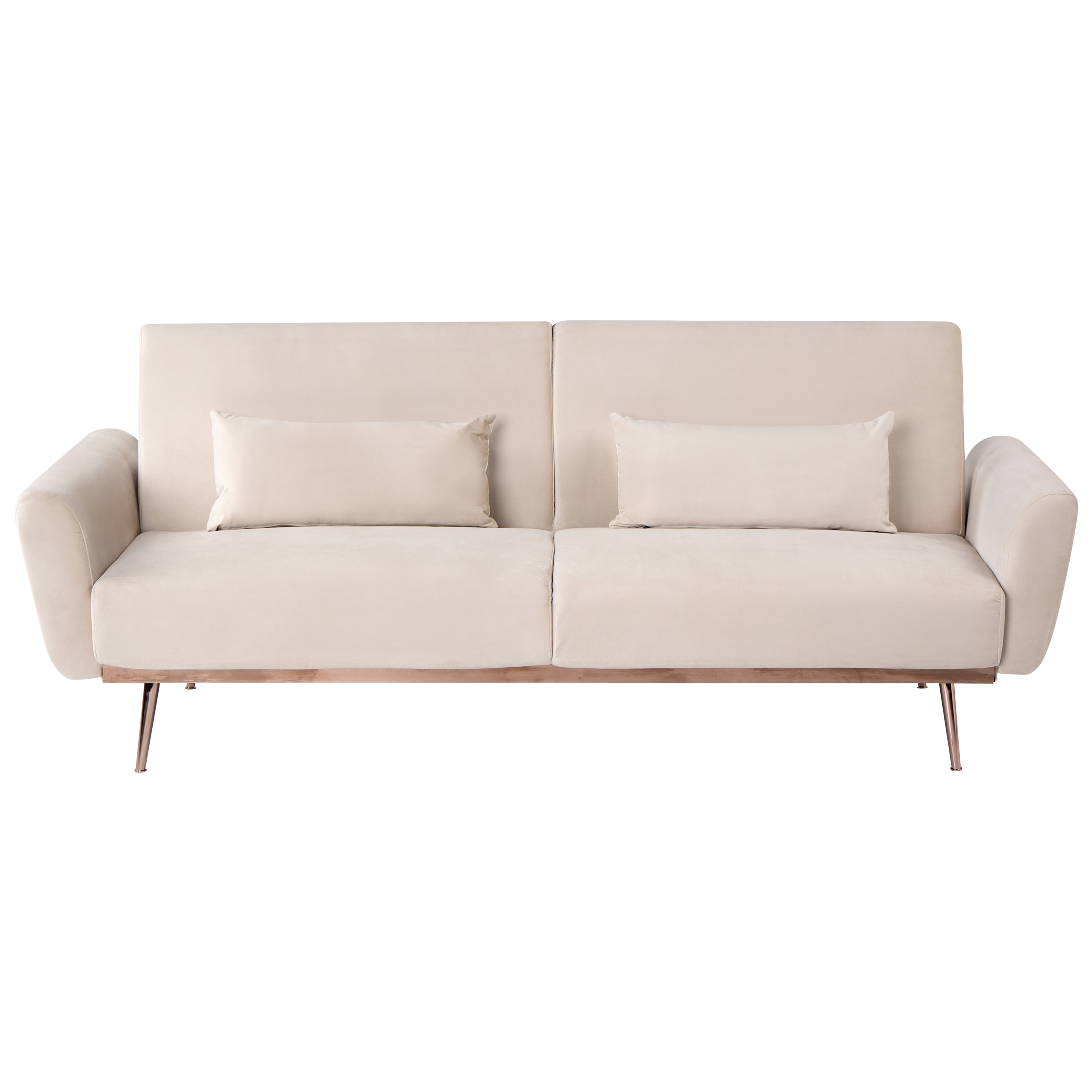 Sovesofa 3 personers EINA Velour Lys Beige