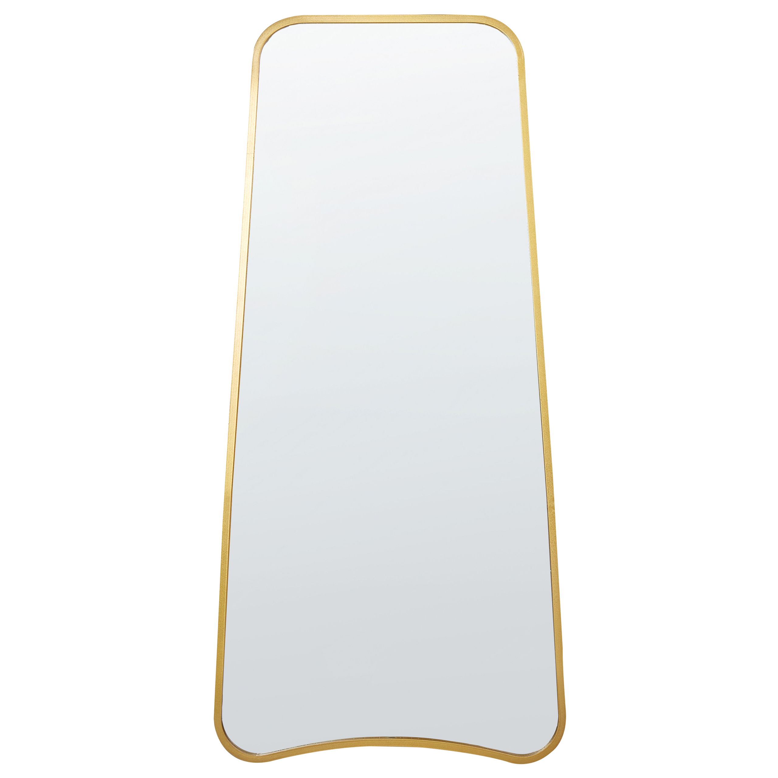 Vægspejl LEVET 58 cm 122 cm Metal Guld