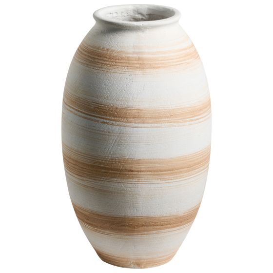 Blomstervase ZERVATA 42 cm Cremehvid