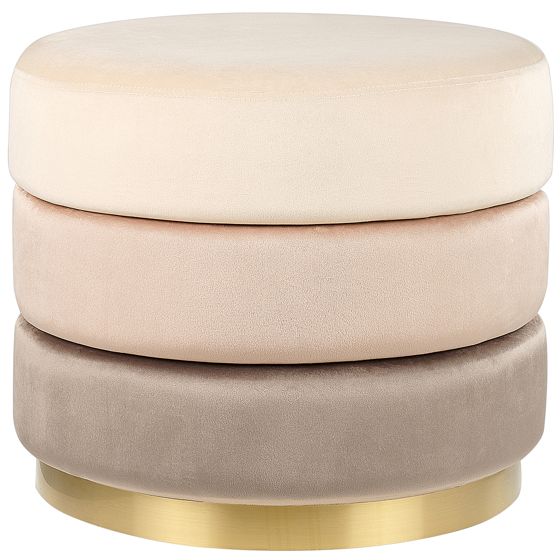Puf LOUIN Velour Beige