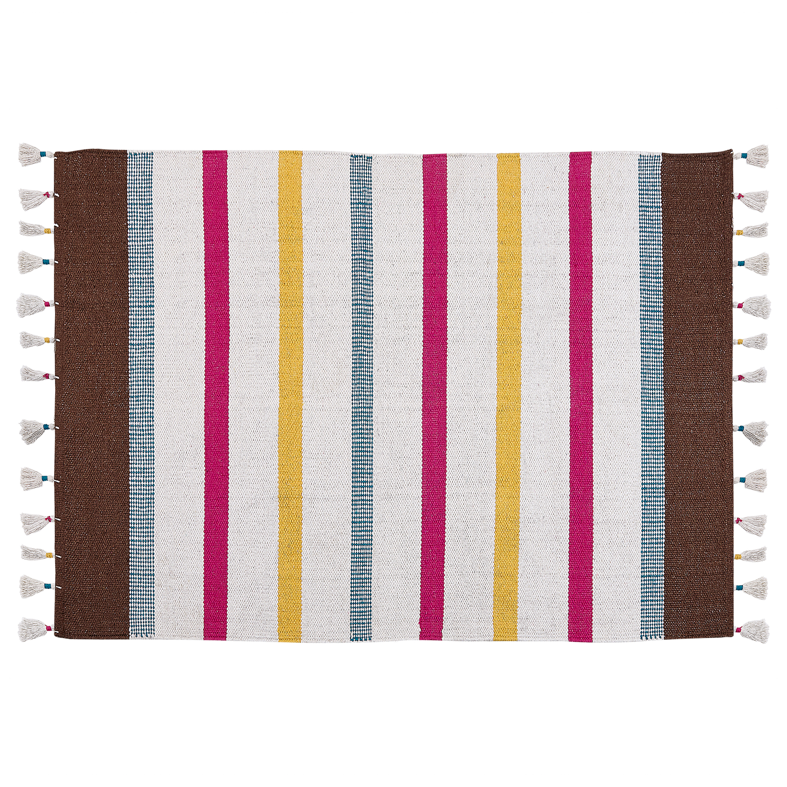 Gulvtæppe HISARLI Multifarvet 160 x 230 cm Bomuld