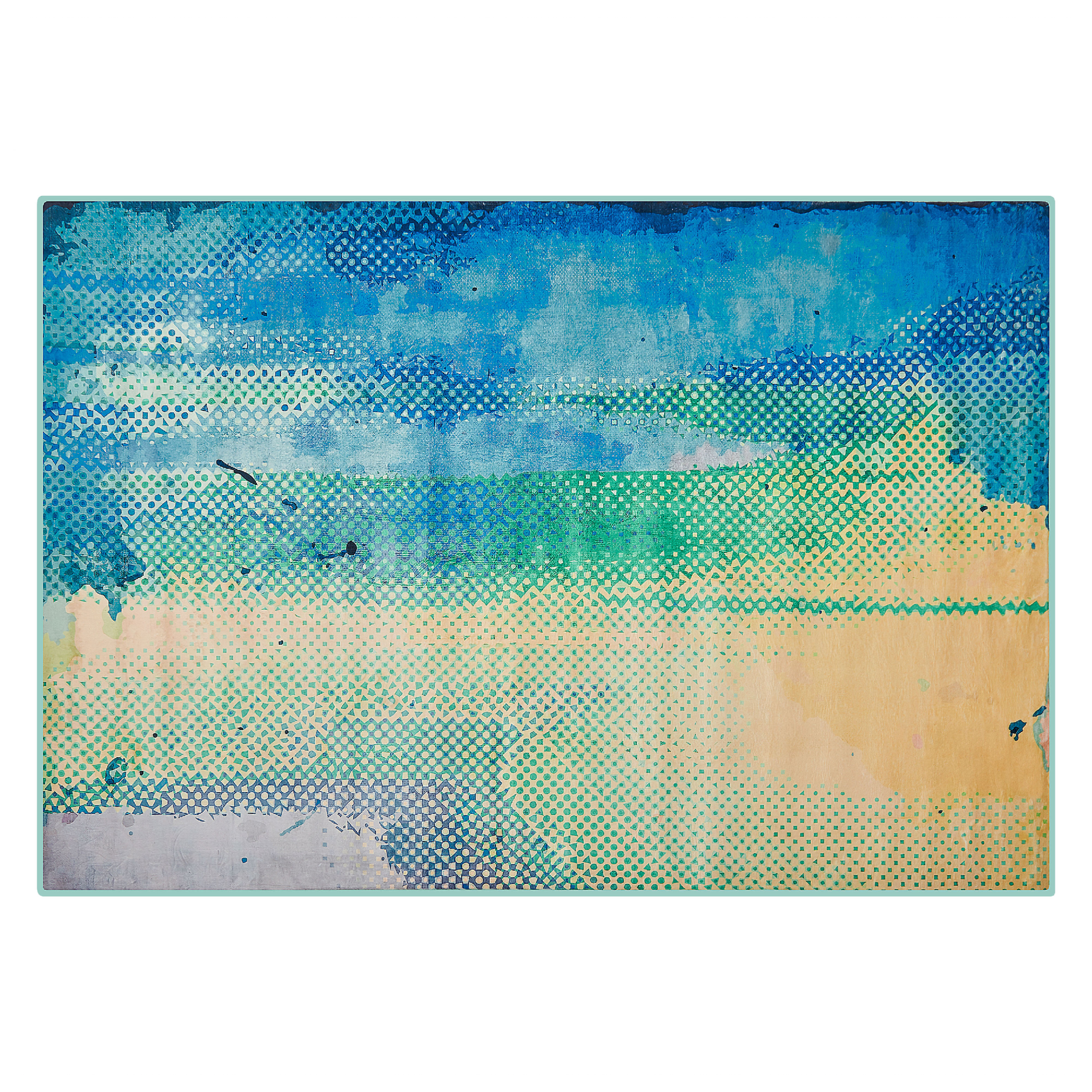 Gulvtæppe SUSUZ Blå 160 x 230 cm