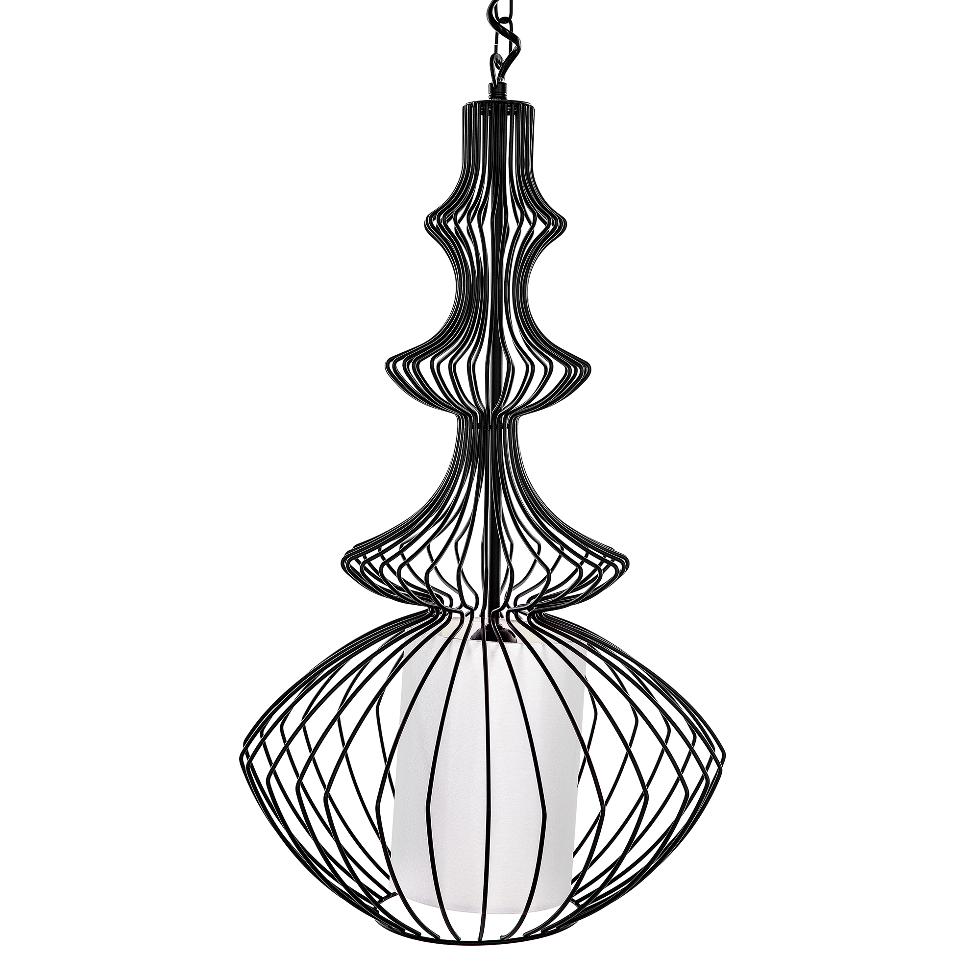 Loftlampe KOLVA Metal Sort