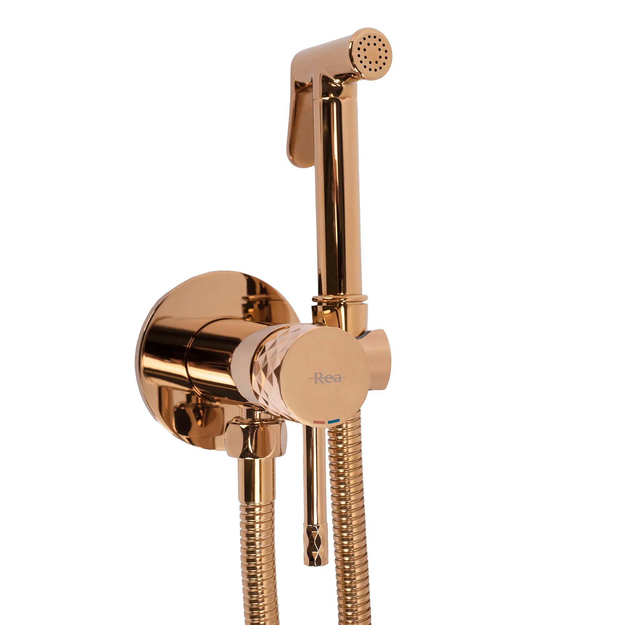 REA bidetarmatur lungo loop diamond Kobber, 5x5x11cm