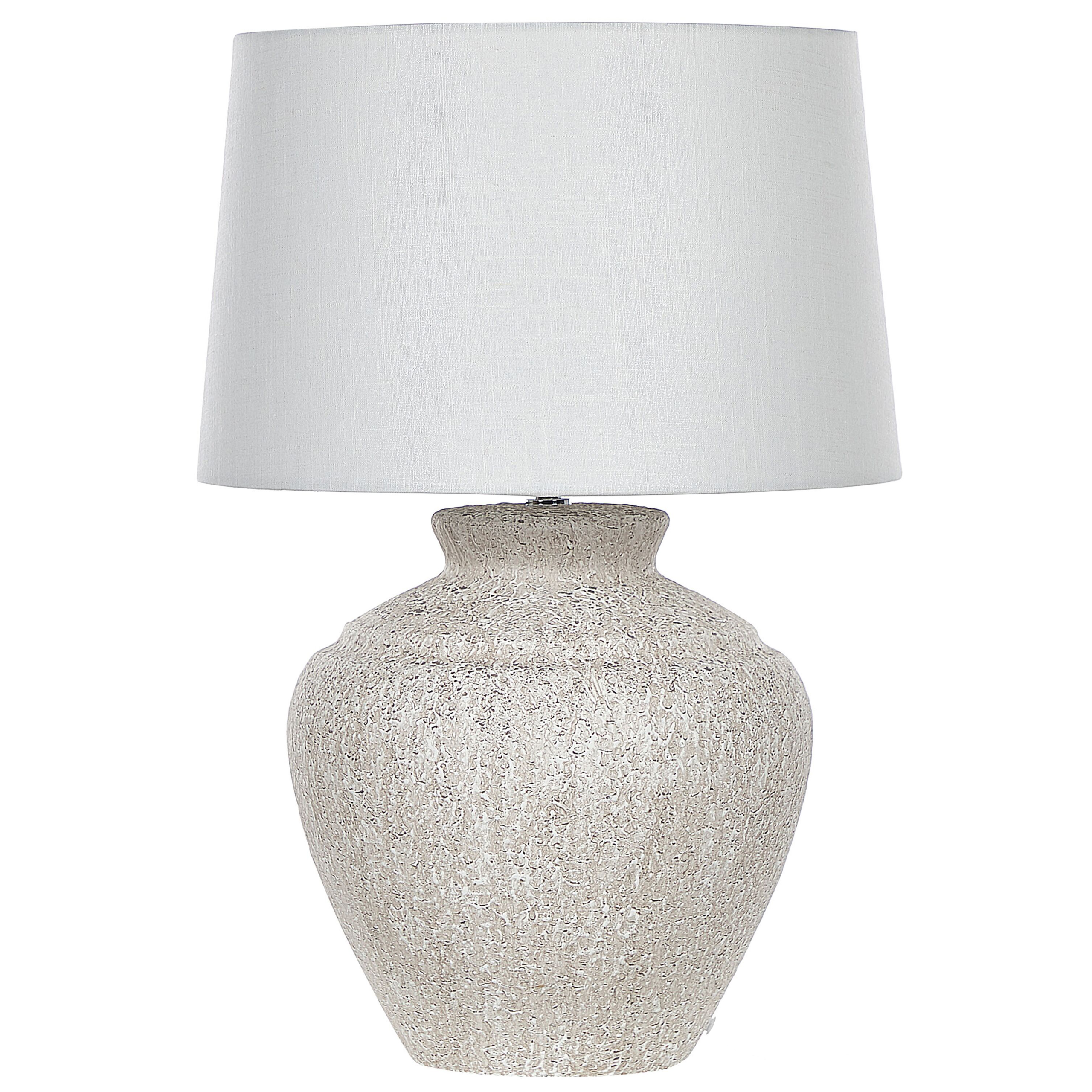 Bordlampe CAINE Keramik Lys Beige