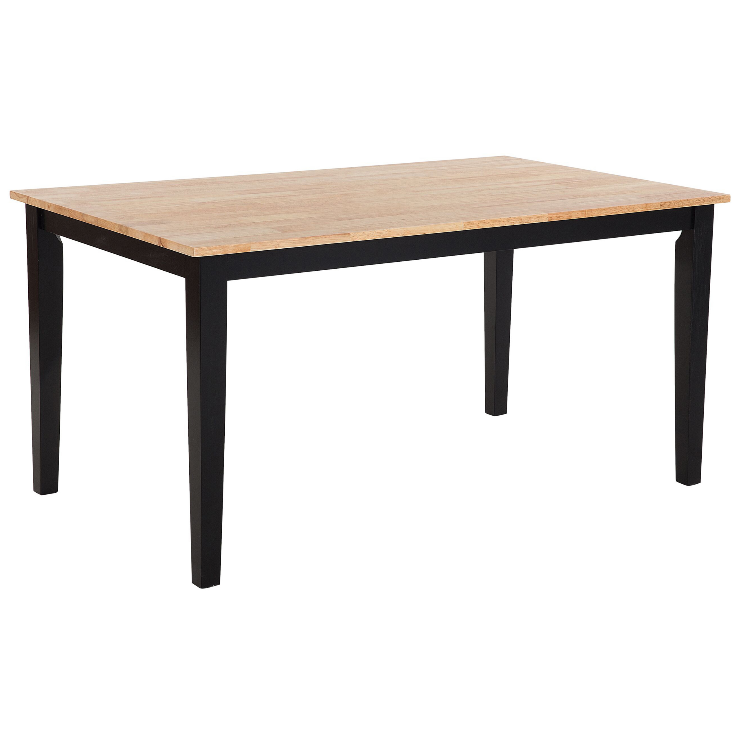 Spisebord GEORGIA Sort 150 cm 90 cm Træ