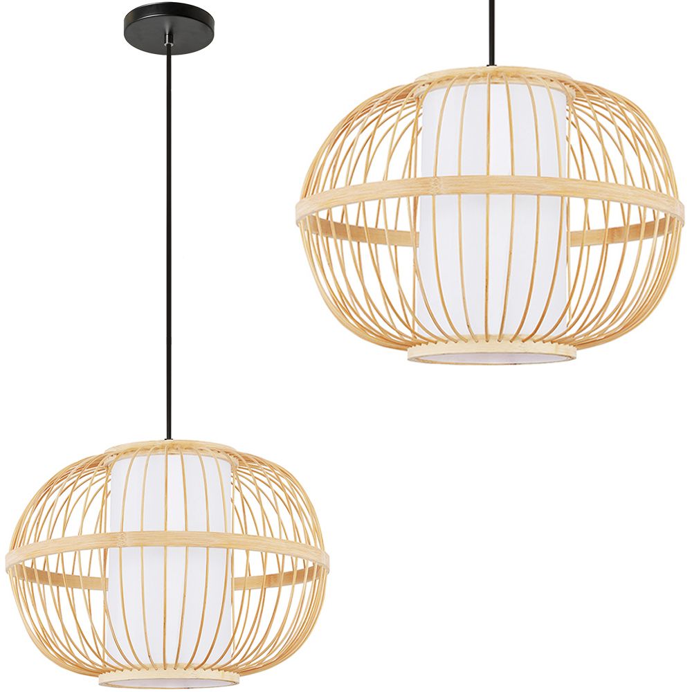 TOOLIGHT hængende loftlampe APP1631-1CP BOHO 30CN Beige 30x30x20,5cm