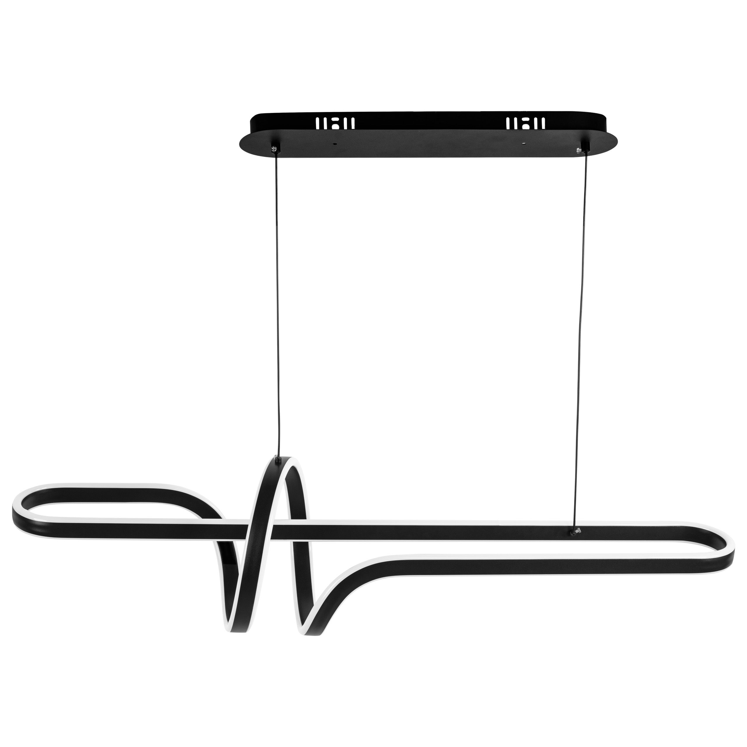 TOOLIGHT hængende loftlampe LED G038-CP Sort 98x98x24cm