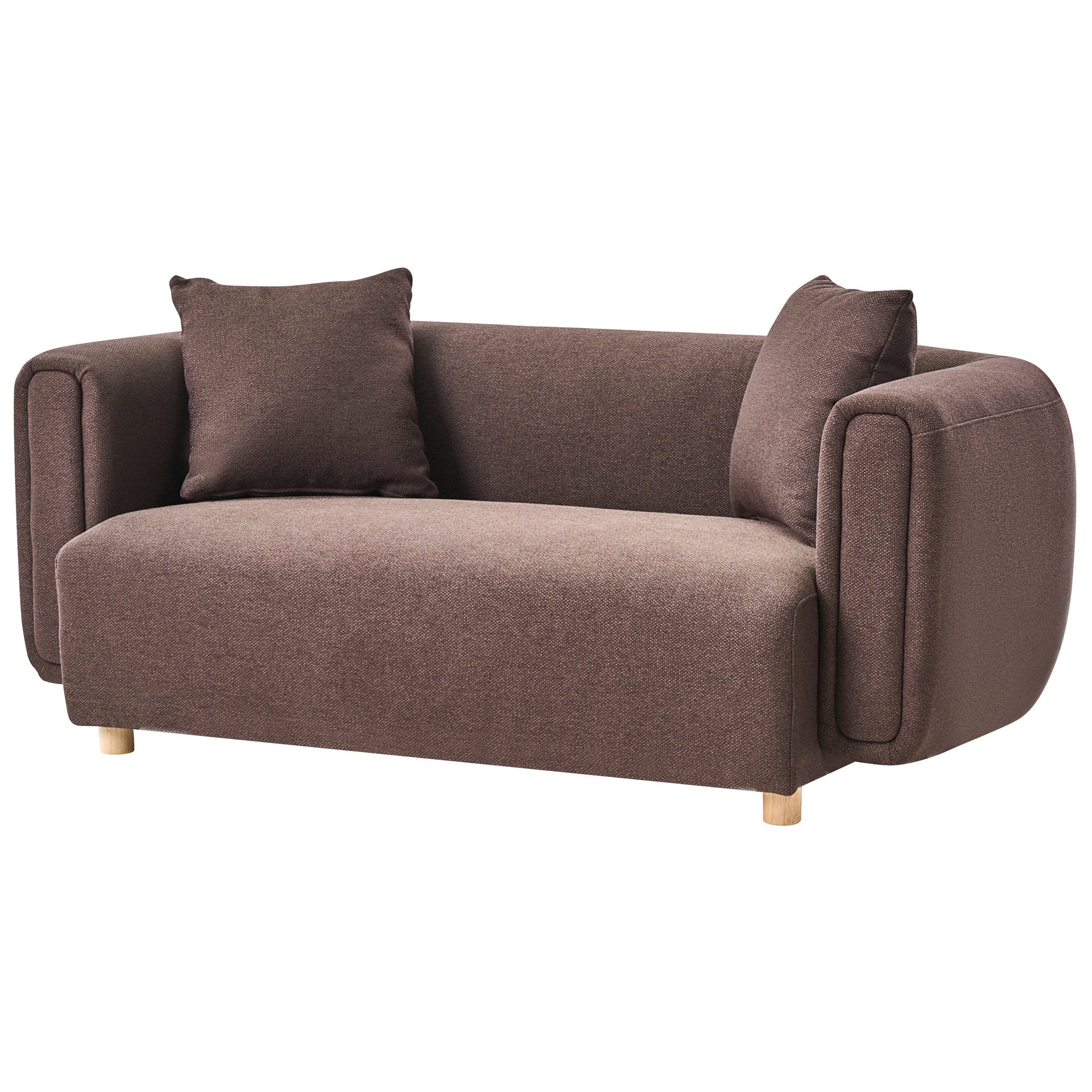 Sofa 2 personers LILLEROD Mørkebrun