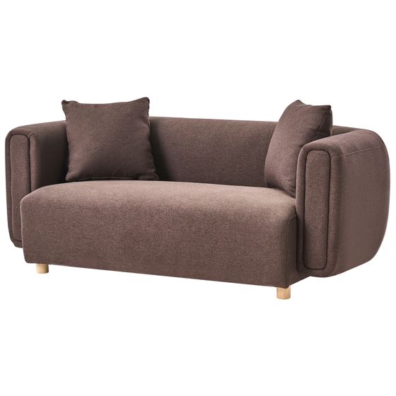 Sofa 2 personers LILLEROD Mørkebrun