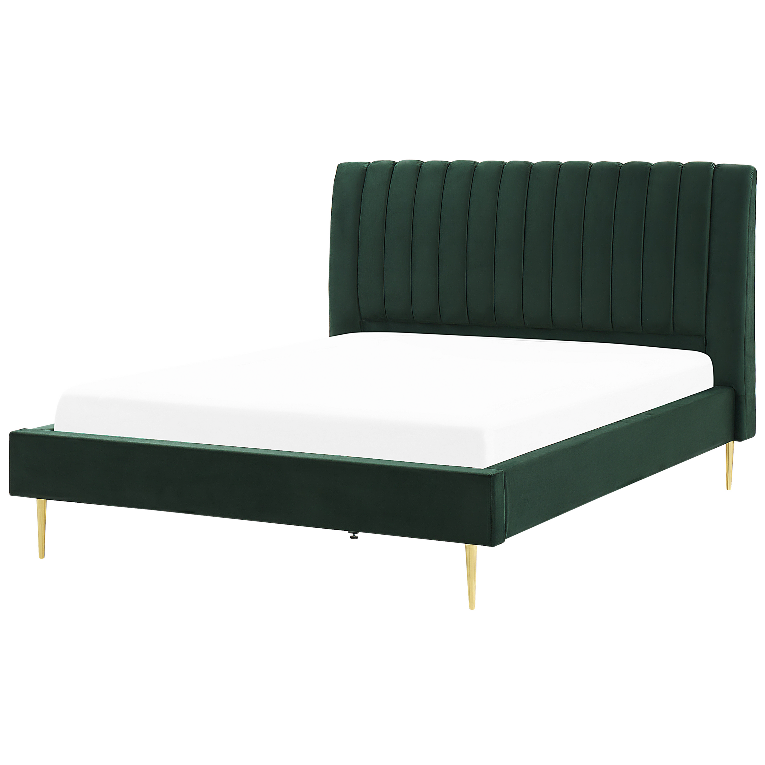 Seng Velour MARVILLE 180 x 200 cm Smaragdgrøn