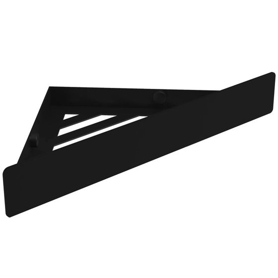 REA badeværelseshylde til bruser SF07-B Sort, 28,5x14,5x4cm